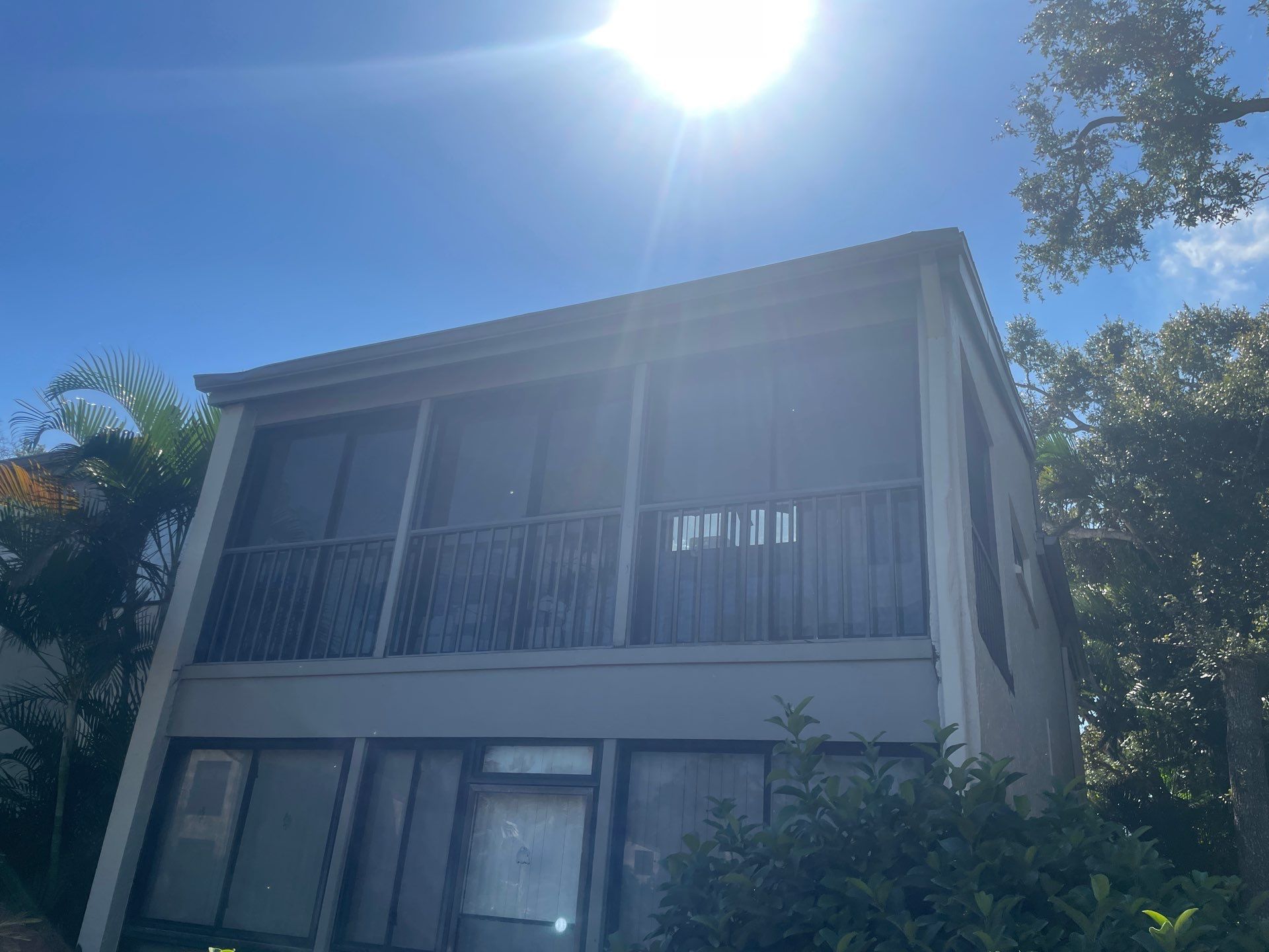 White Gutters Repair and Installation in Sarasota FL by Gutter Professors