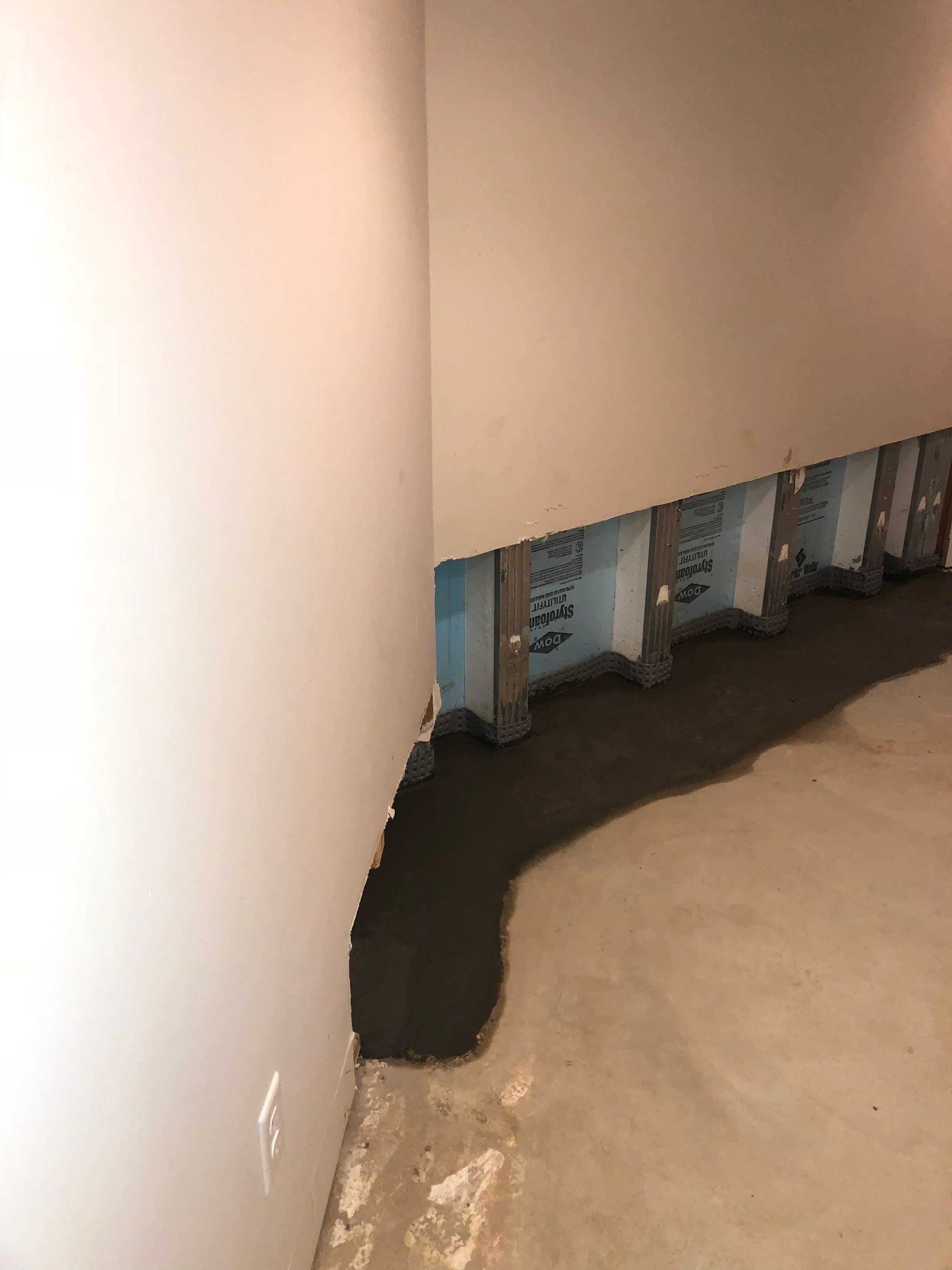 Interior French Drain Job in Summit, NJ by Pure Service Pro, LLC 
