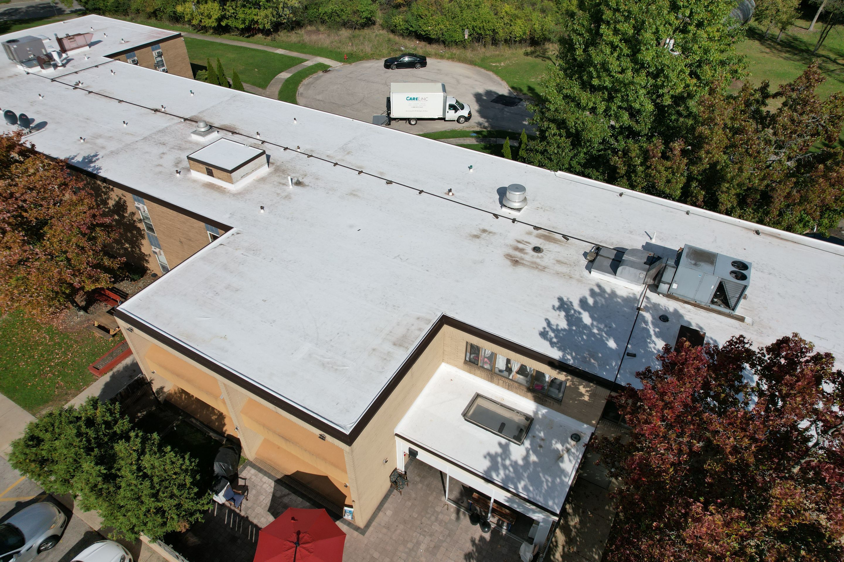 TPO Layover and Coping Metal Replacement for Maple Heights Nursing Home by Atlas Roofing & Restoration