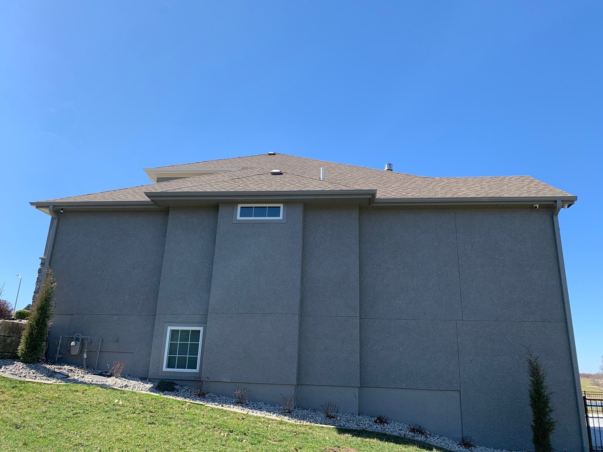 Hail Damaged Roof replacement in Staley Farms  by EEC  Windows, Siding & Roofing 