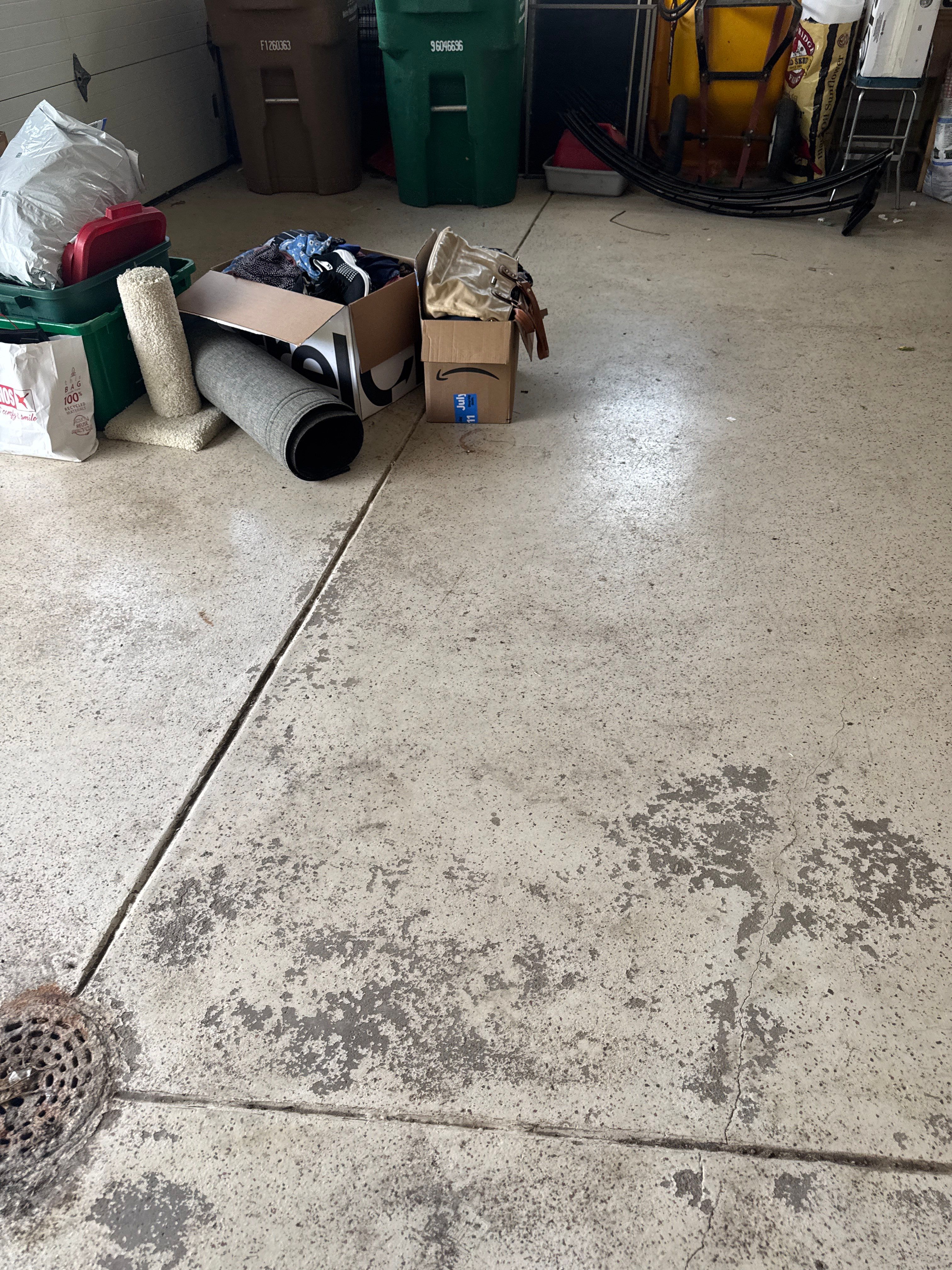 Just look at that before and after!  by Revival Concrete Coatings