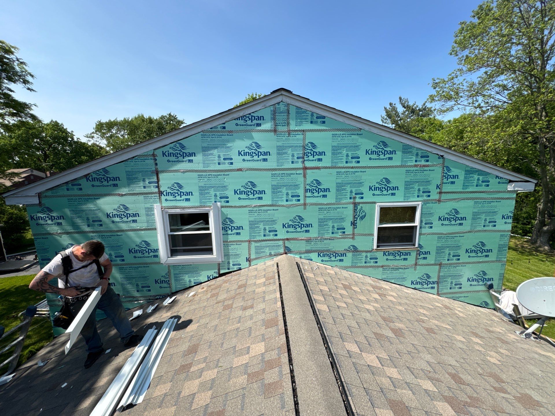 Siding Replacement using Alside Charter Oak D4.5" Vintage Wicker by 180 Contractors