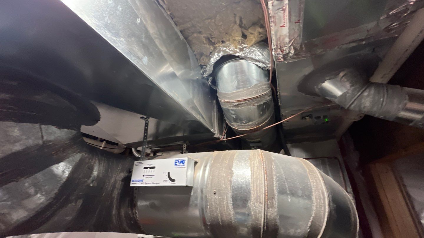 Water Damage from AC Unit Leak  by ANR Restoration