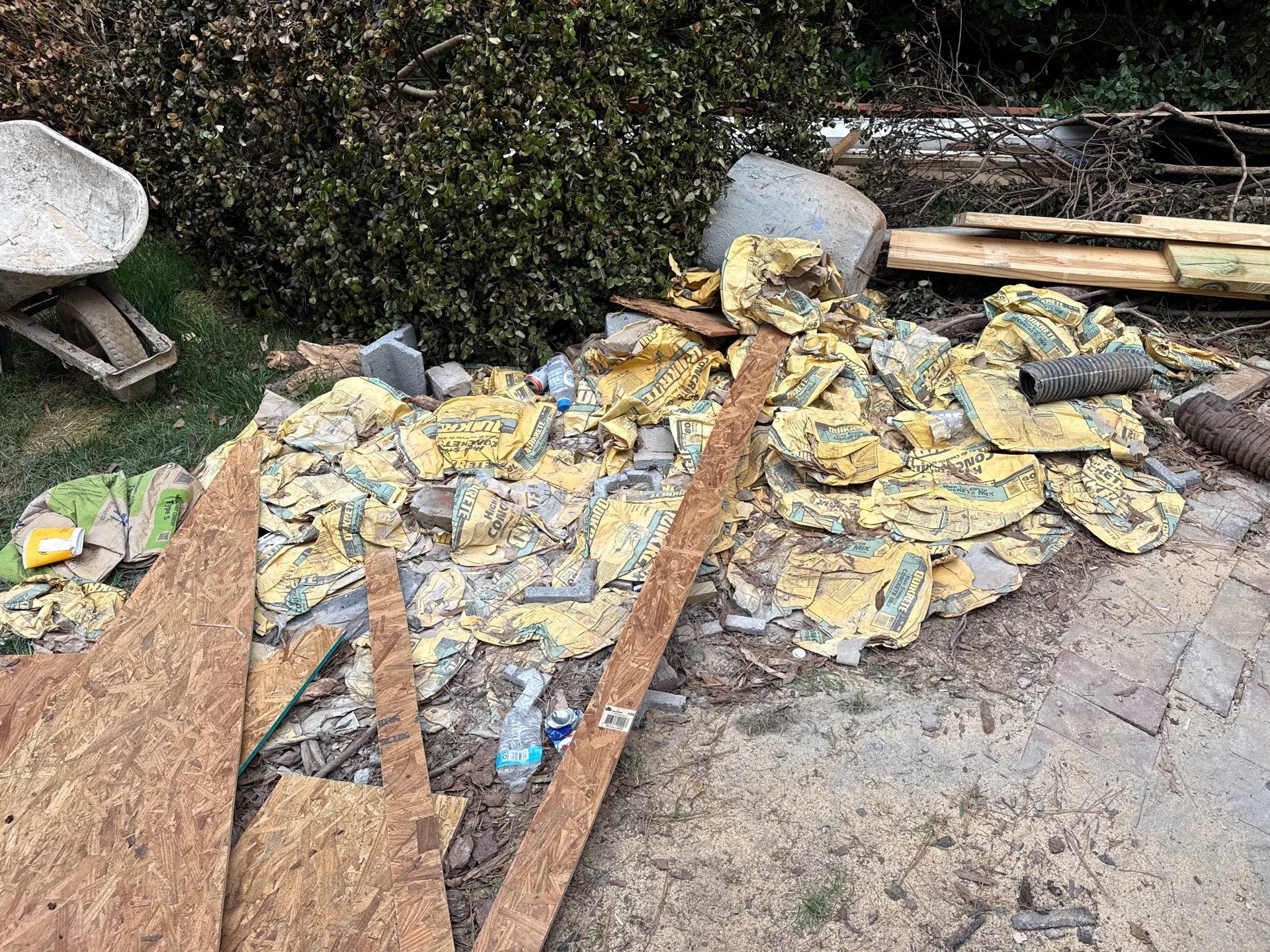 Project in Charlotte by Badger Hauling