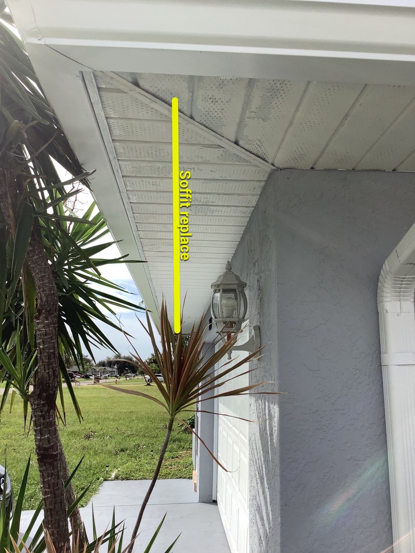 New Gutter System with Splash Guards in Cape Coral FL by Gutter Professors