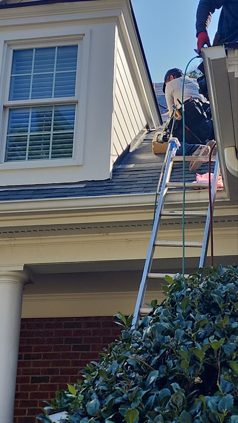 Residential Roofing Installation using Owens Corning Duration Estate Gray by Indigo State Roofing