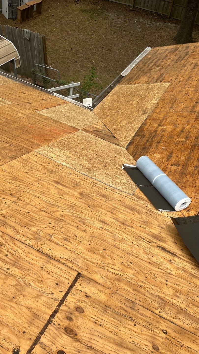 New Onyx Black Shingle Roof Replacement and Tree Damage Repair. by Midlands Roofing & Exteriors
