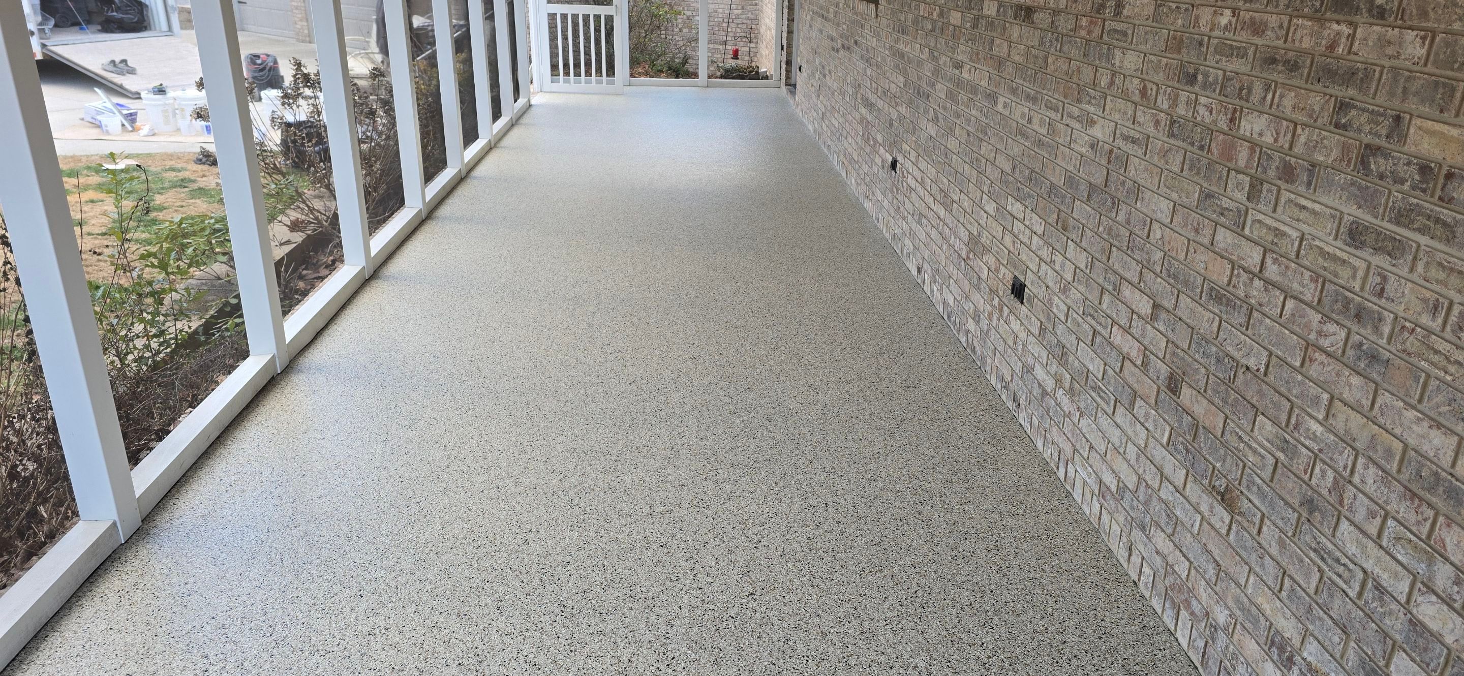 Patio Installation using Shoreline by Elite Floor Solutions