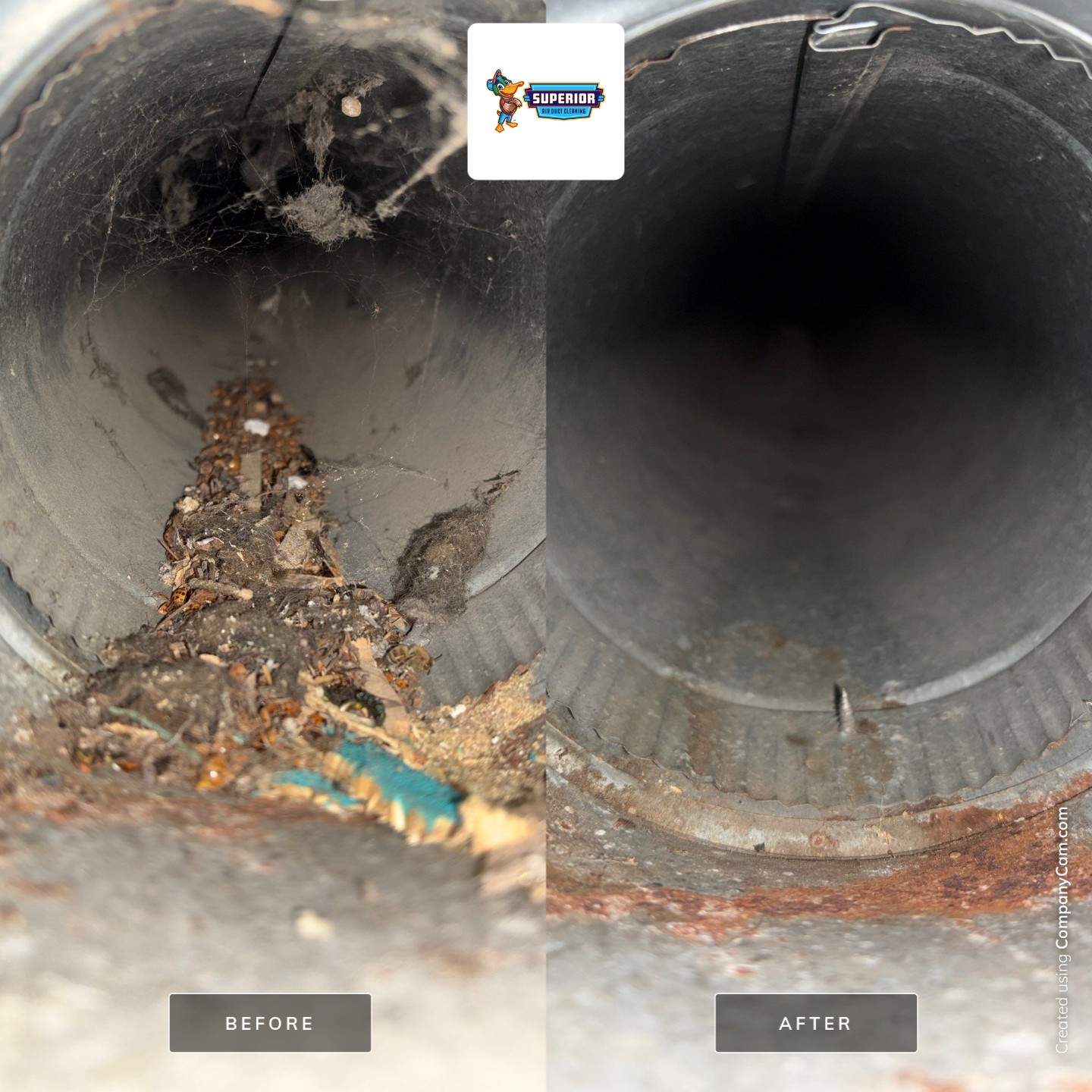 Air Duct Cleaning With a Vacuum Truck in Cortland, OH by Superior Air Duct Cleaning