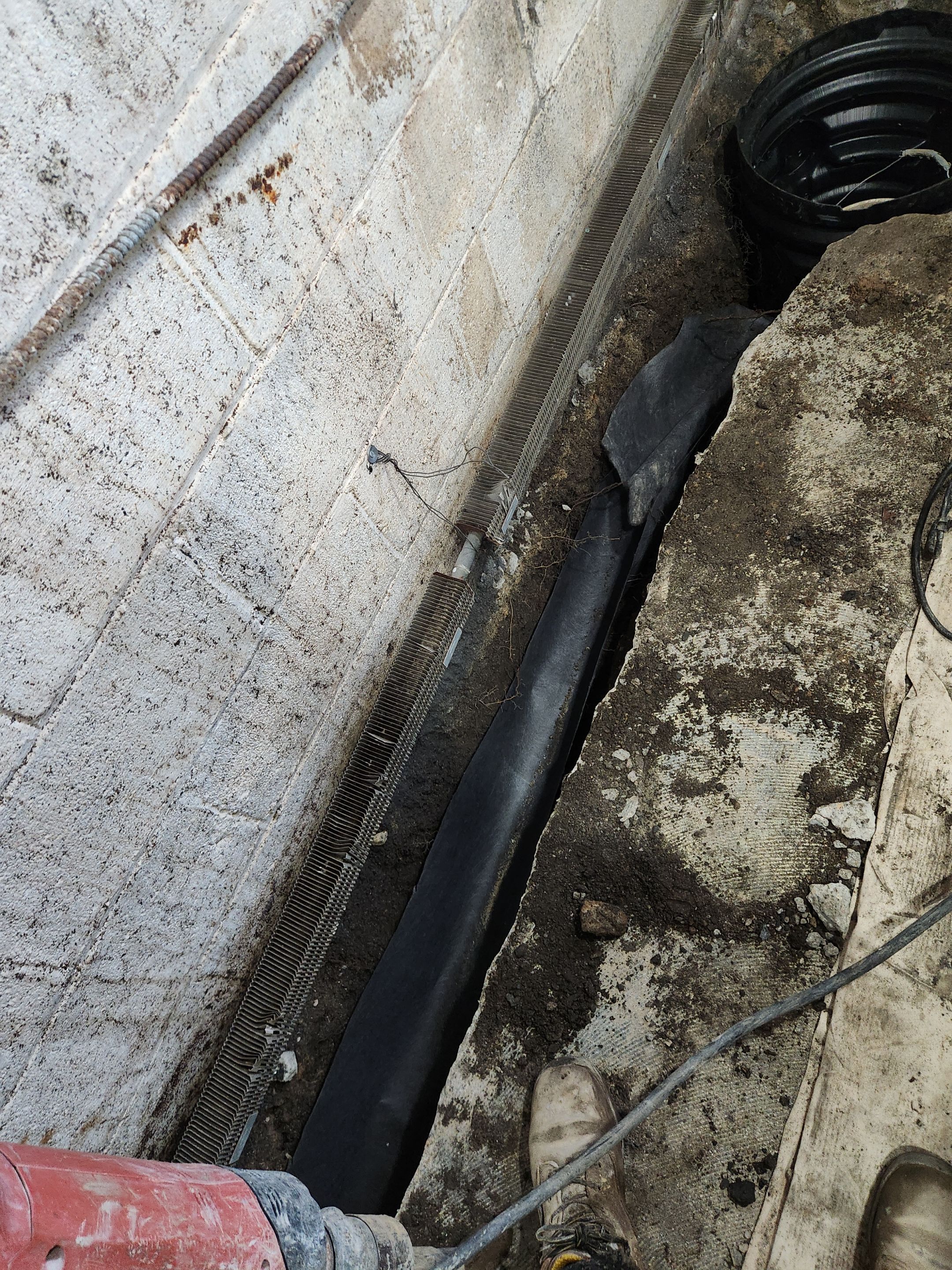 Interior French Drain Jefferson Township by Pure Service Pro, LLC 