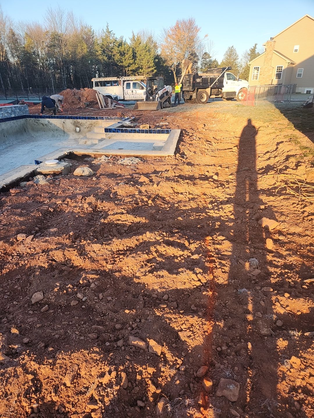 Stamped Pool Deck in Neiffer by Architectural Concrete Design