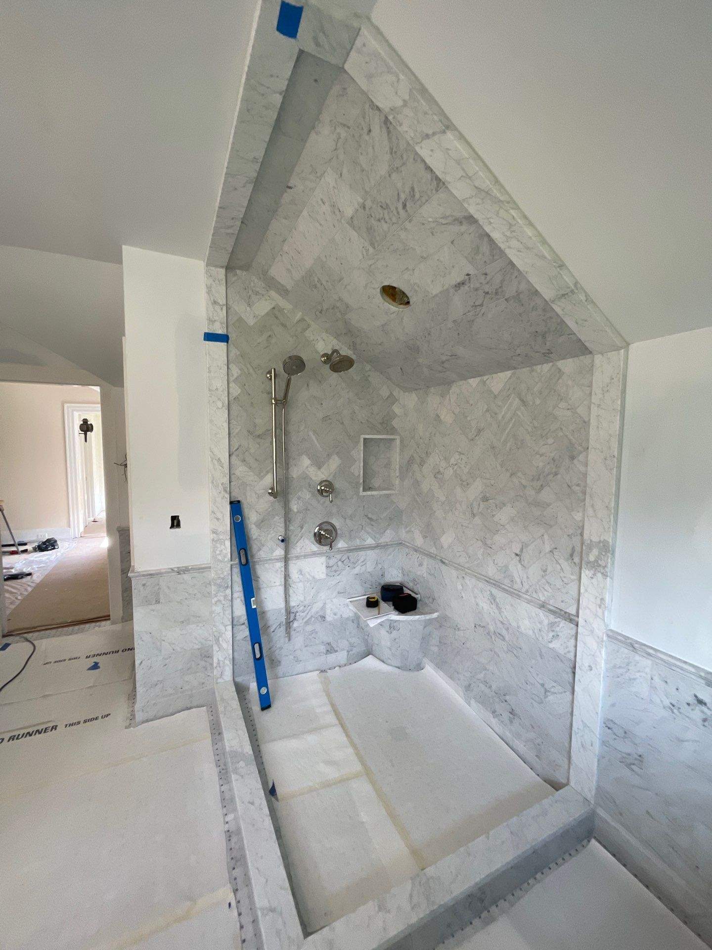 Multiple Frameless Showers by Cheshire Glass Company