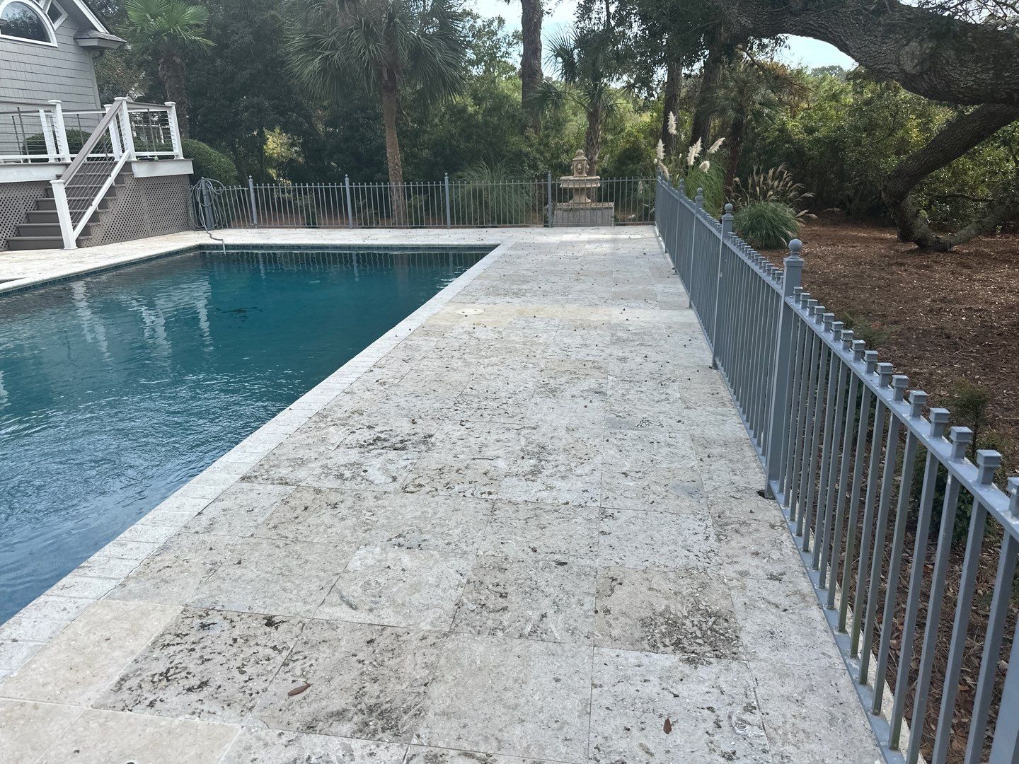 Travertine using Concrete Sealant by DuraSeal