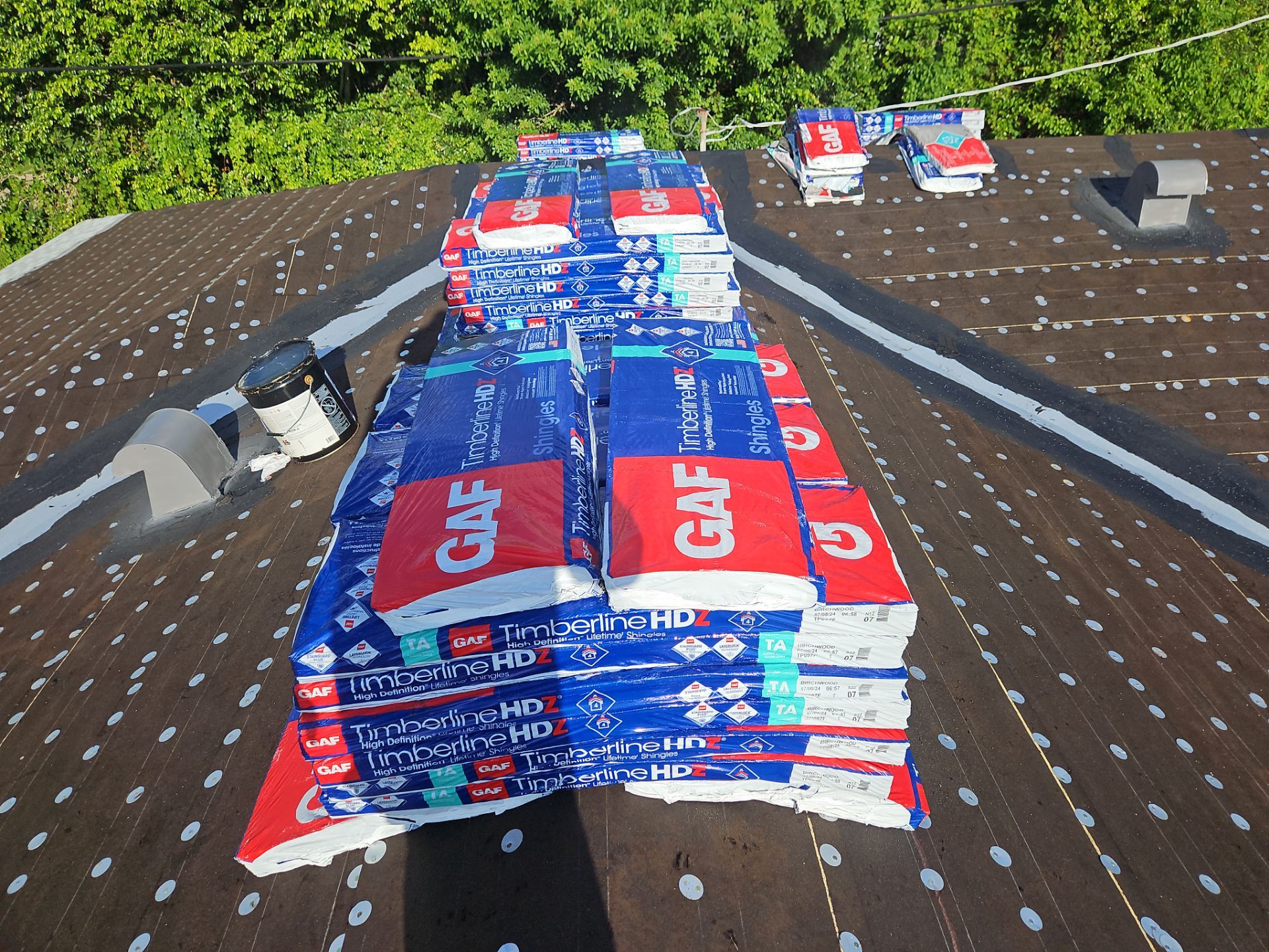 Residential Roofing Installation using GAF by BLUES BROTHERS ROOFING