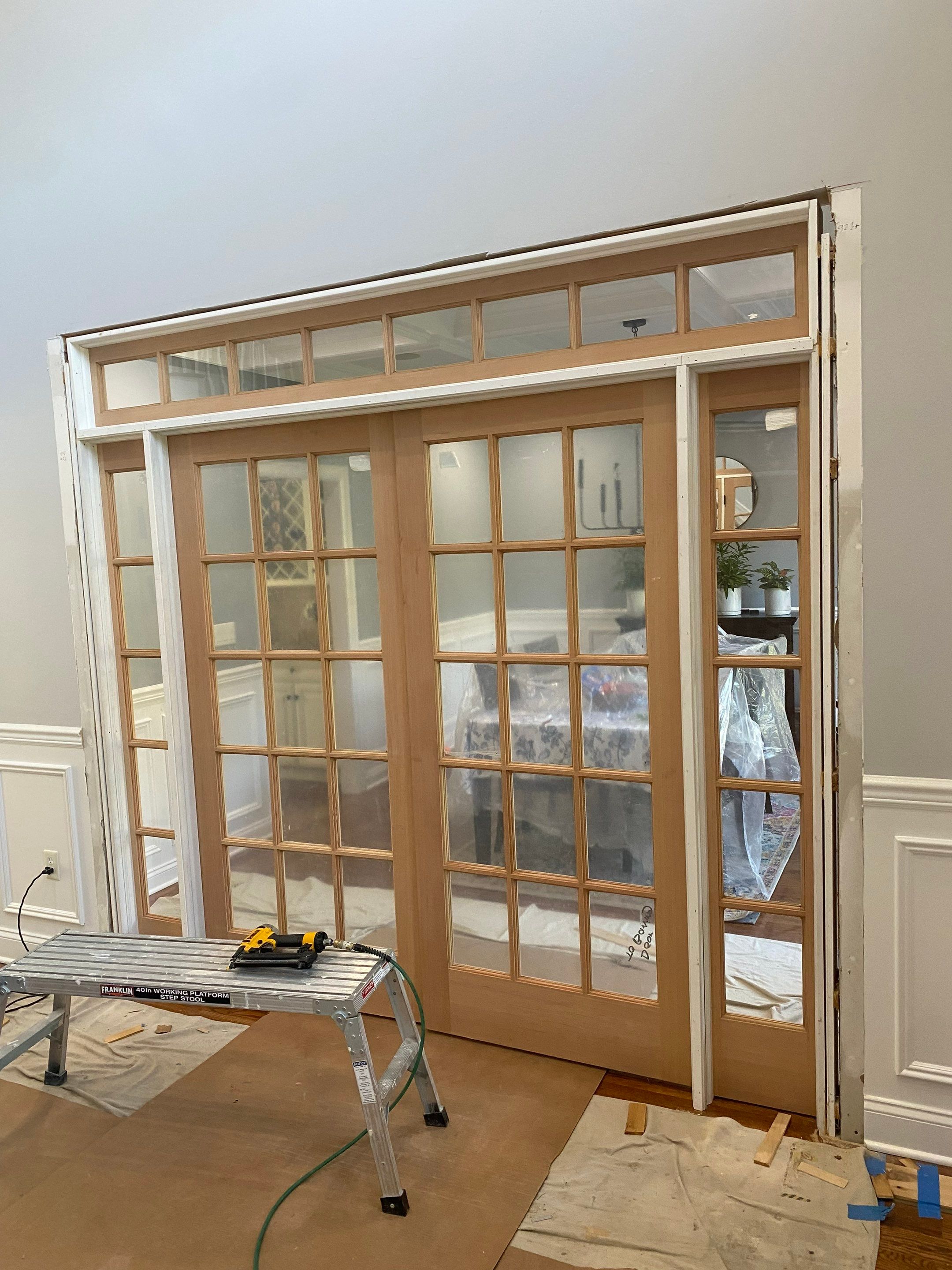 Door Installation using Wood by Home Concepts Construction