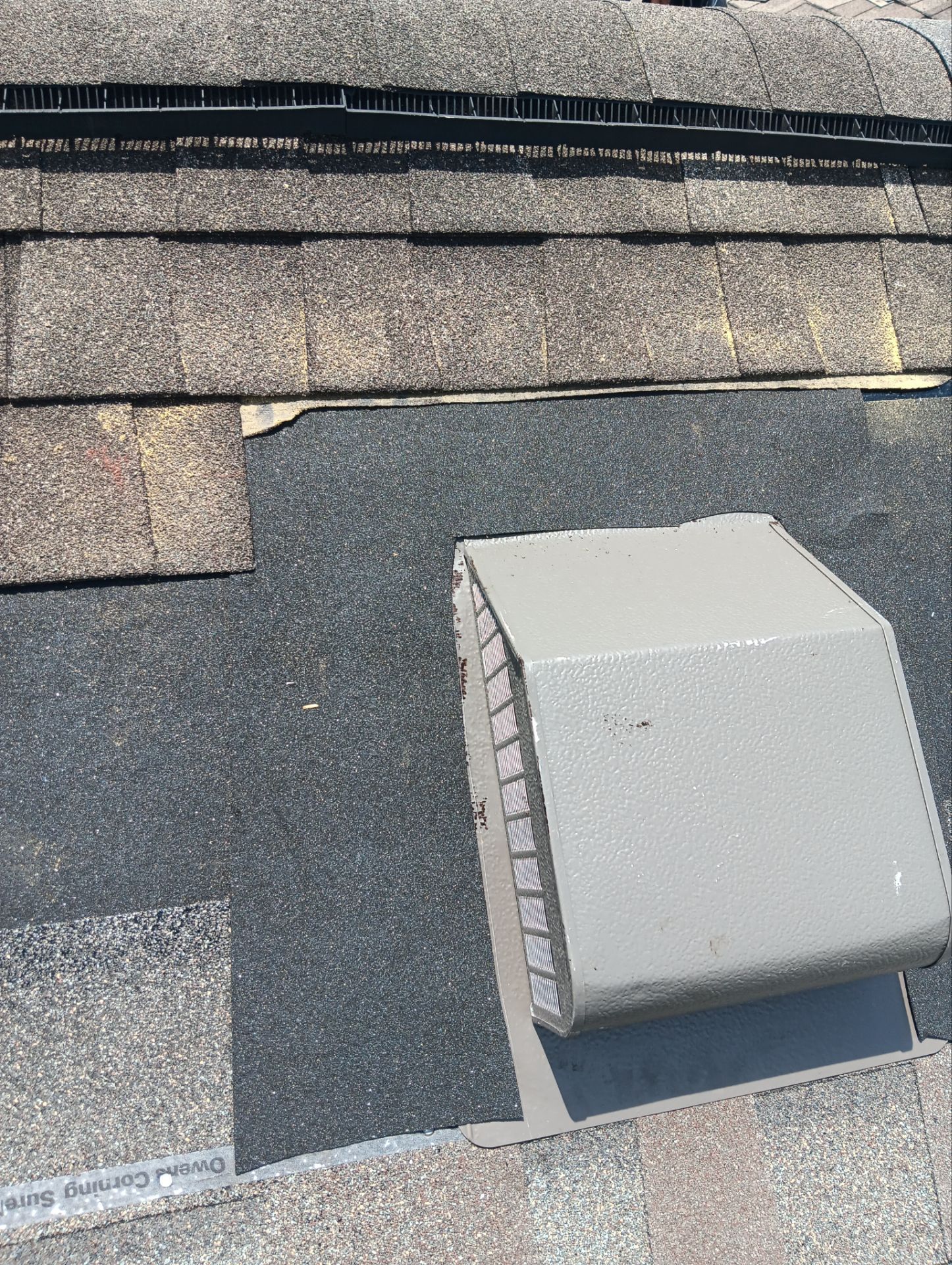 Hail Damage using Owen's Corning Duration (Lifetime) Shingles by Roof Repair Company