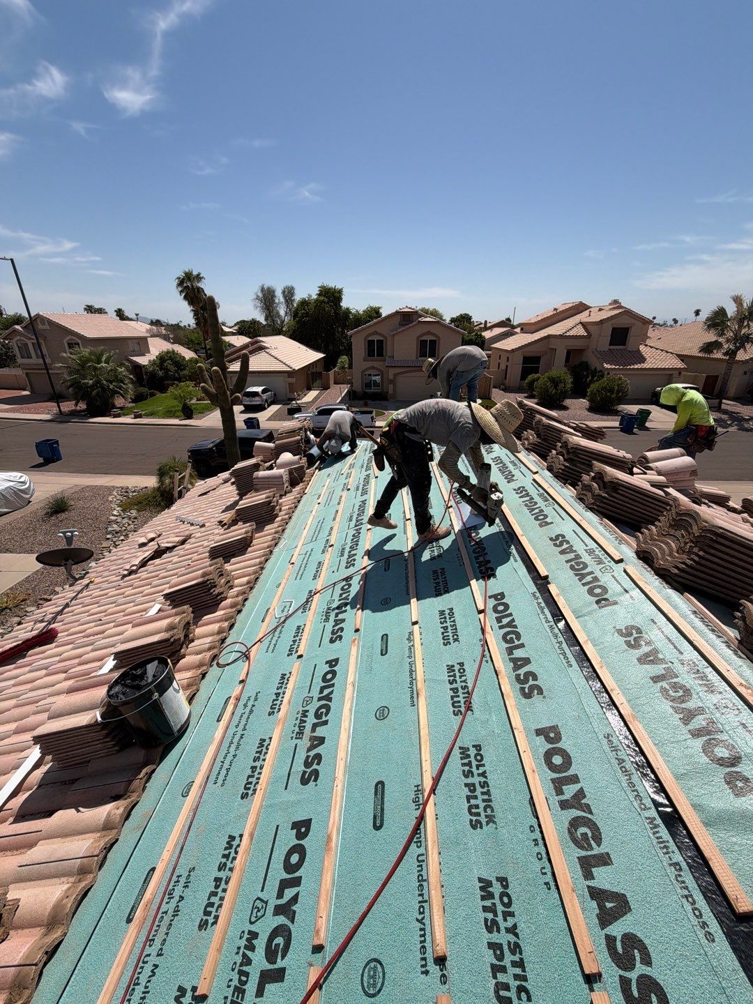 Project in Mesa, AZ by Saint Roofing