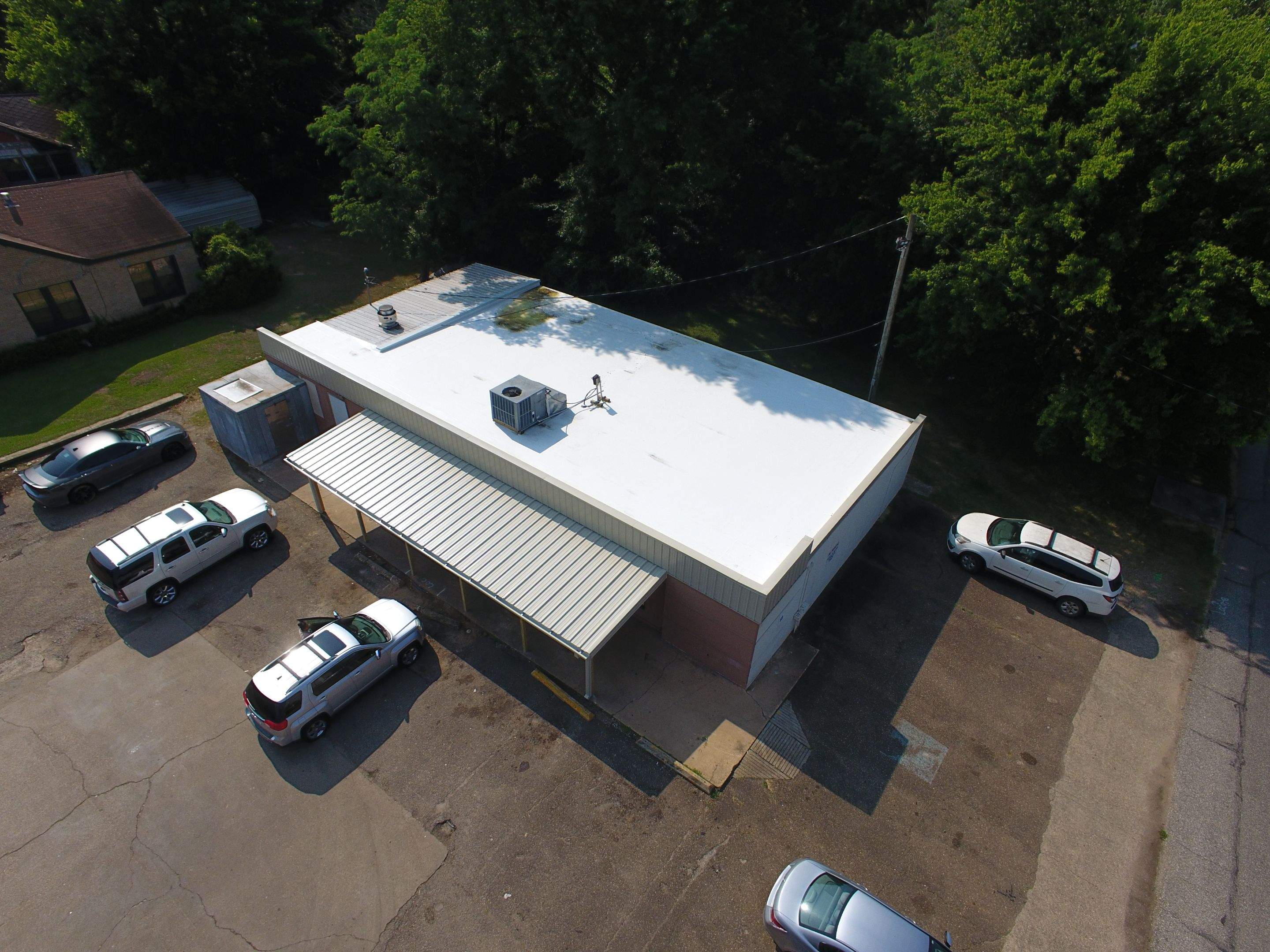 Store Building in Hope by Hostetler Roofing