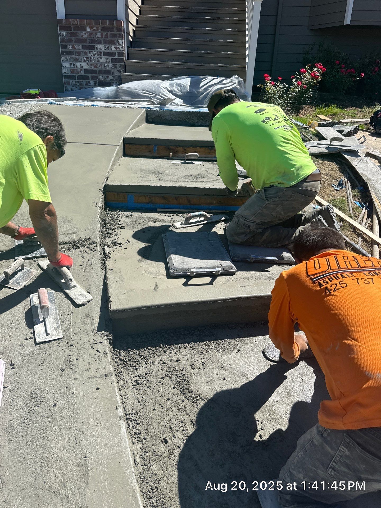 Concrete Driveway and Steps Renovation | Bothell  by Jireh Asphalt & Concrete Inc 