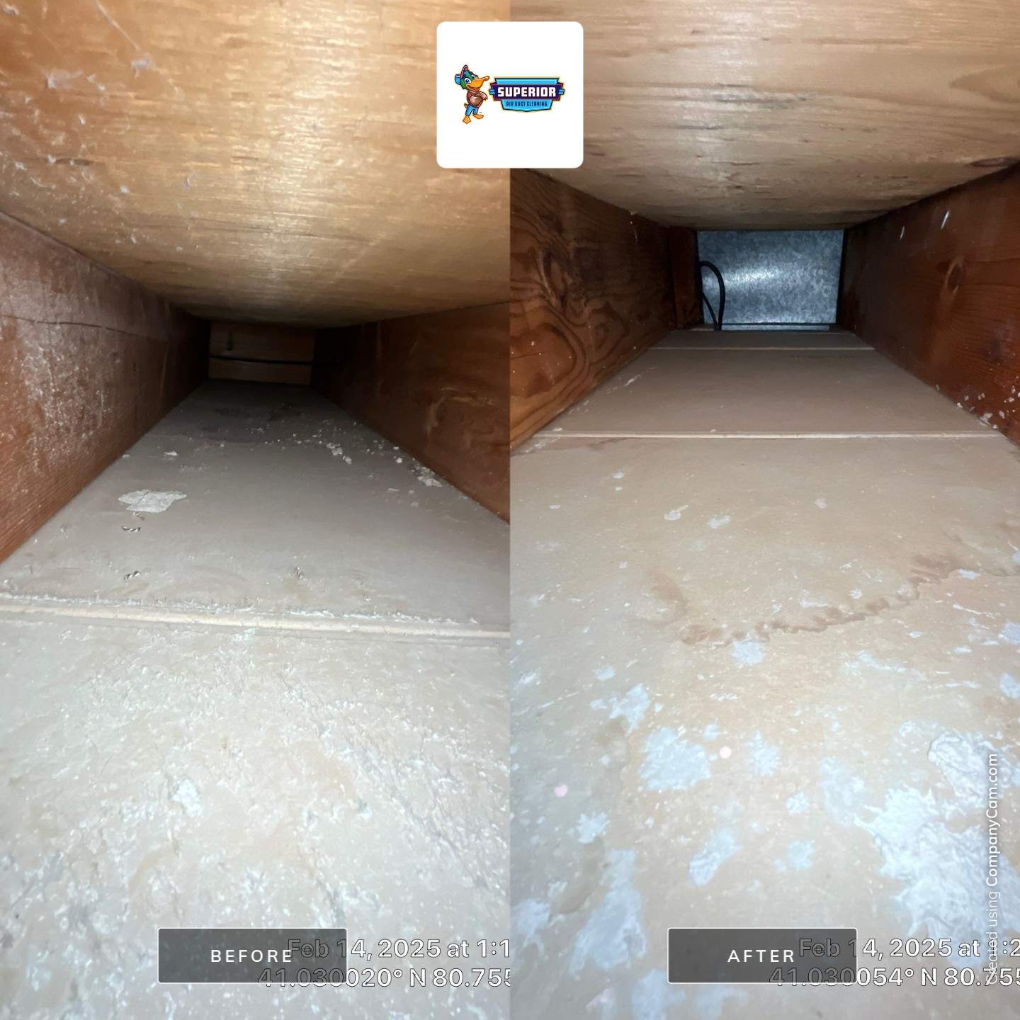 Air Duct Cleaning With a Vacuum Truck in Canfield, OH by Superior Air Duct Cleaning