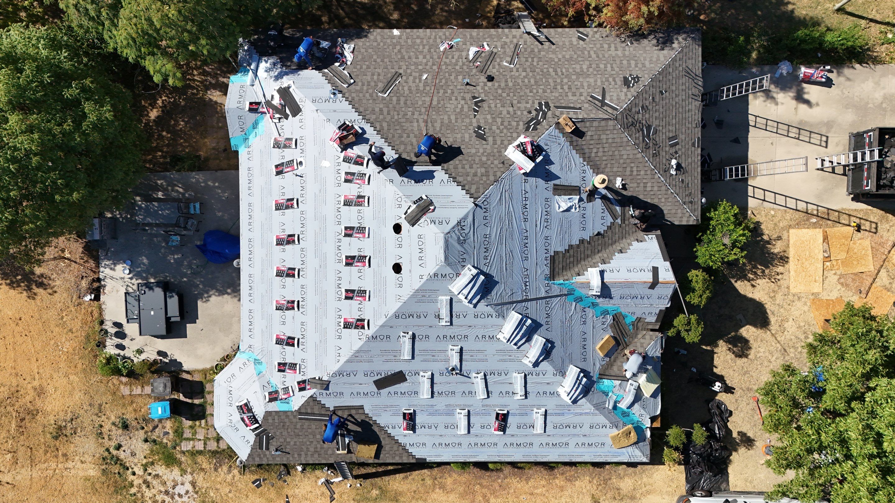 Fort Worth Full Roof Replacement and Solar Panel Reset by Armor Roofing | Exteriors