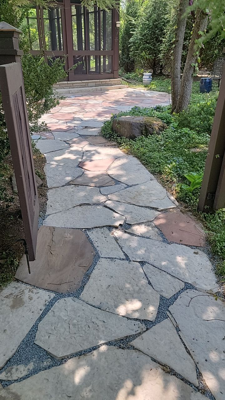 Glencoe, IL brick paver cleaning and stone cleaning by Northern Power Washing LLC.