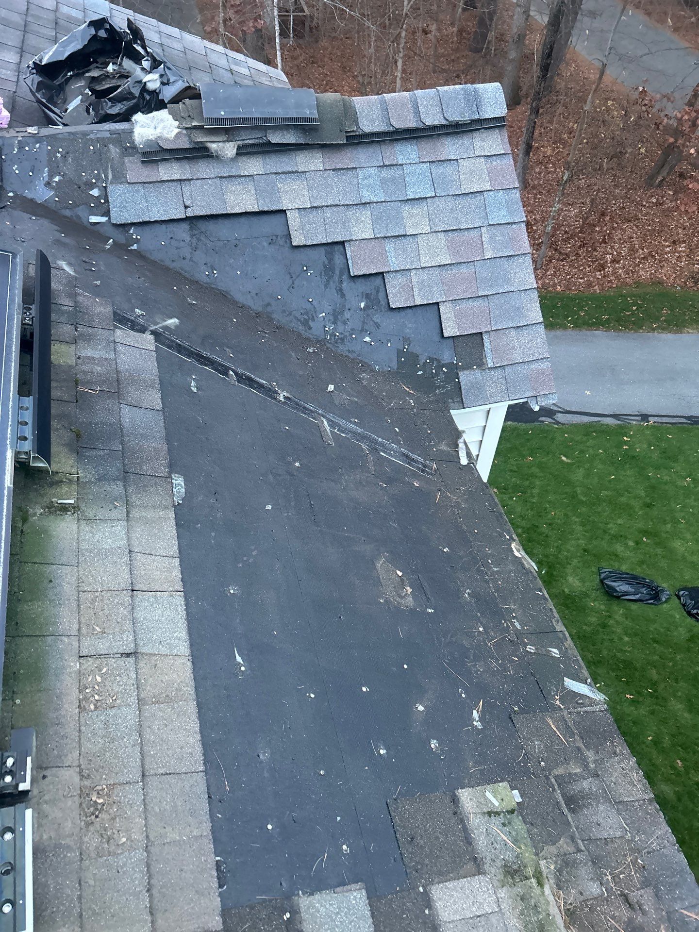 Westford Roof Repair: 1 Square Damaged Section Replacement by Mighty Dog Roofing of Greater Middlesex County