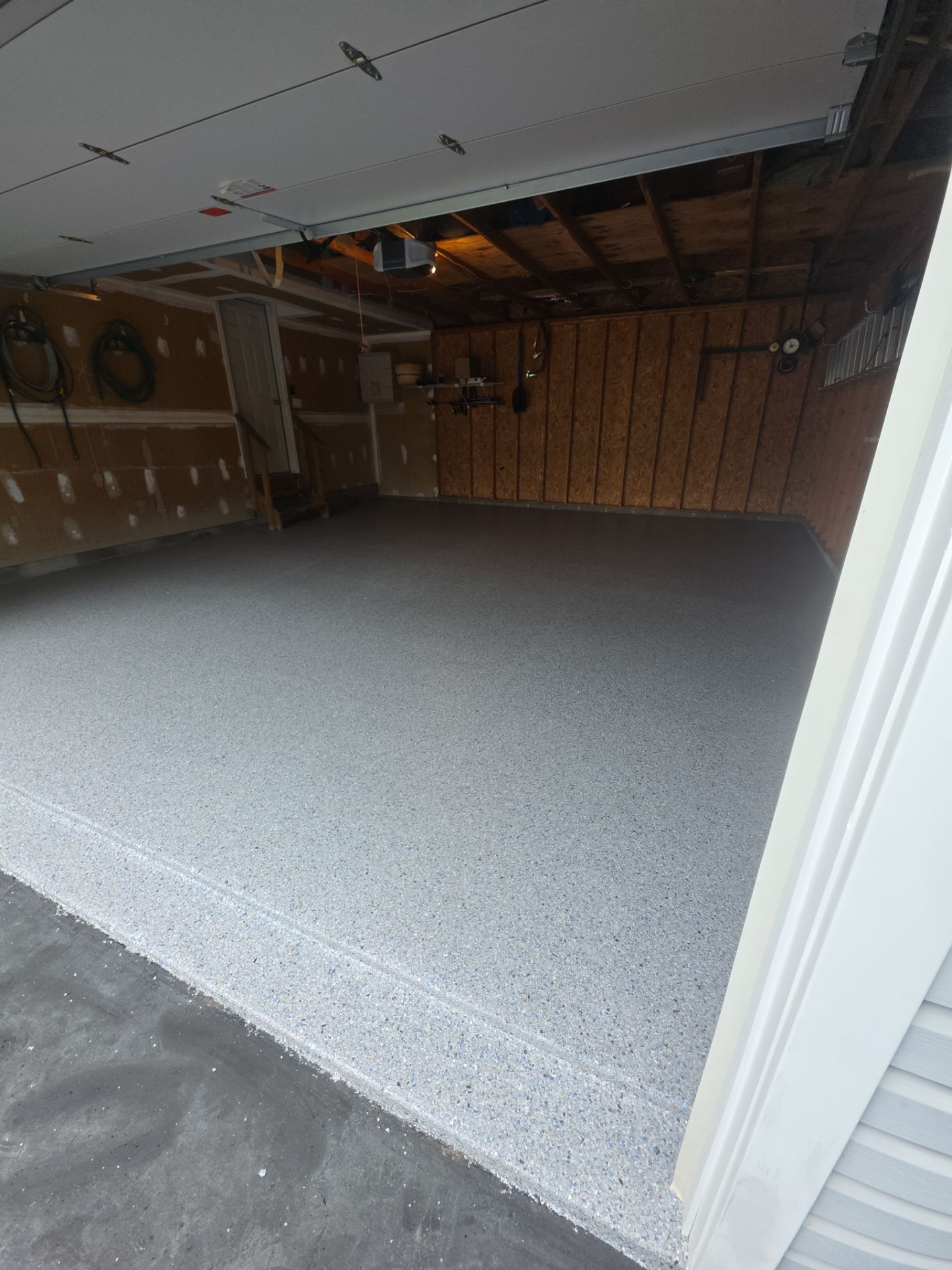 Vintage Zircon Garage Coating by NG Masonry & Construction LLC