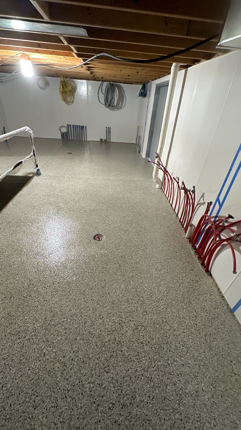 Mechanical Room Project in Pittsburgh by Floors in a Day, Inc