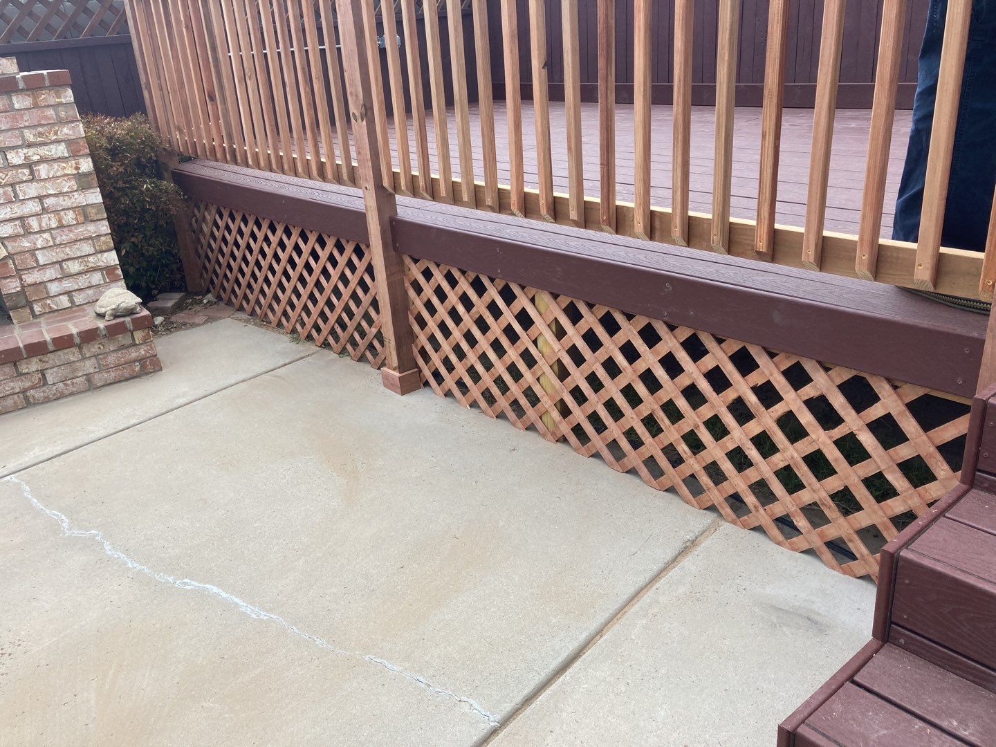 Deck Installation using Trex by Rio Grande Building & Storage