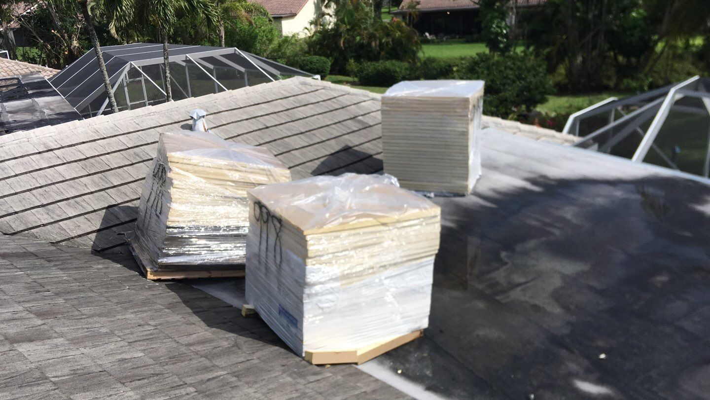 Residential Roofing Installation using 1" Nail strip metal roof by BLUES BROTHERS ROOFING
