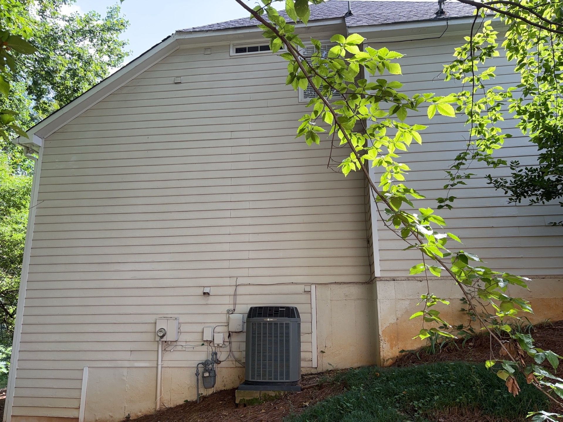 Blue Exterior Paint and Siding Installation using James Hardie Lap Siding by Nelson Exteriors