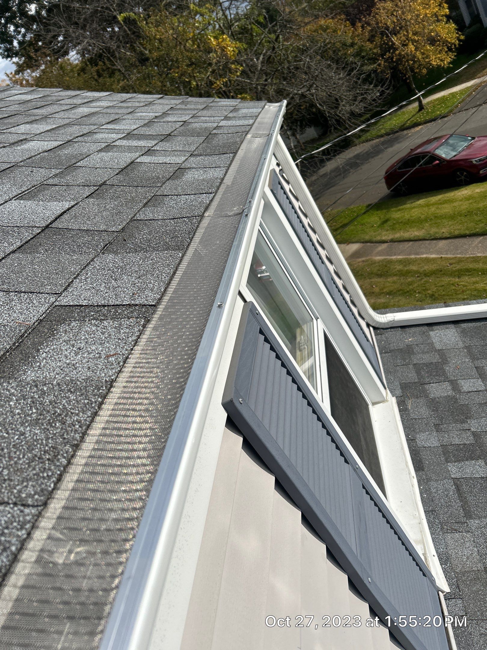Residential Roofing Installation using Owens Corning TruDefinition Slatestone Gray by A Plus Exterior