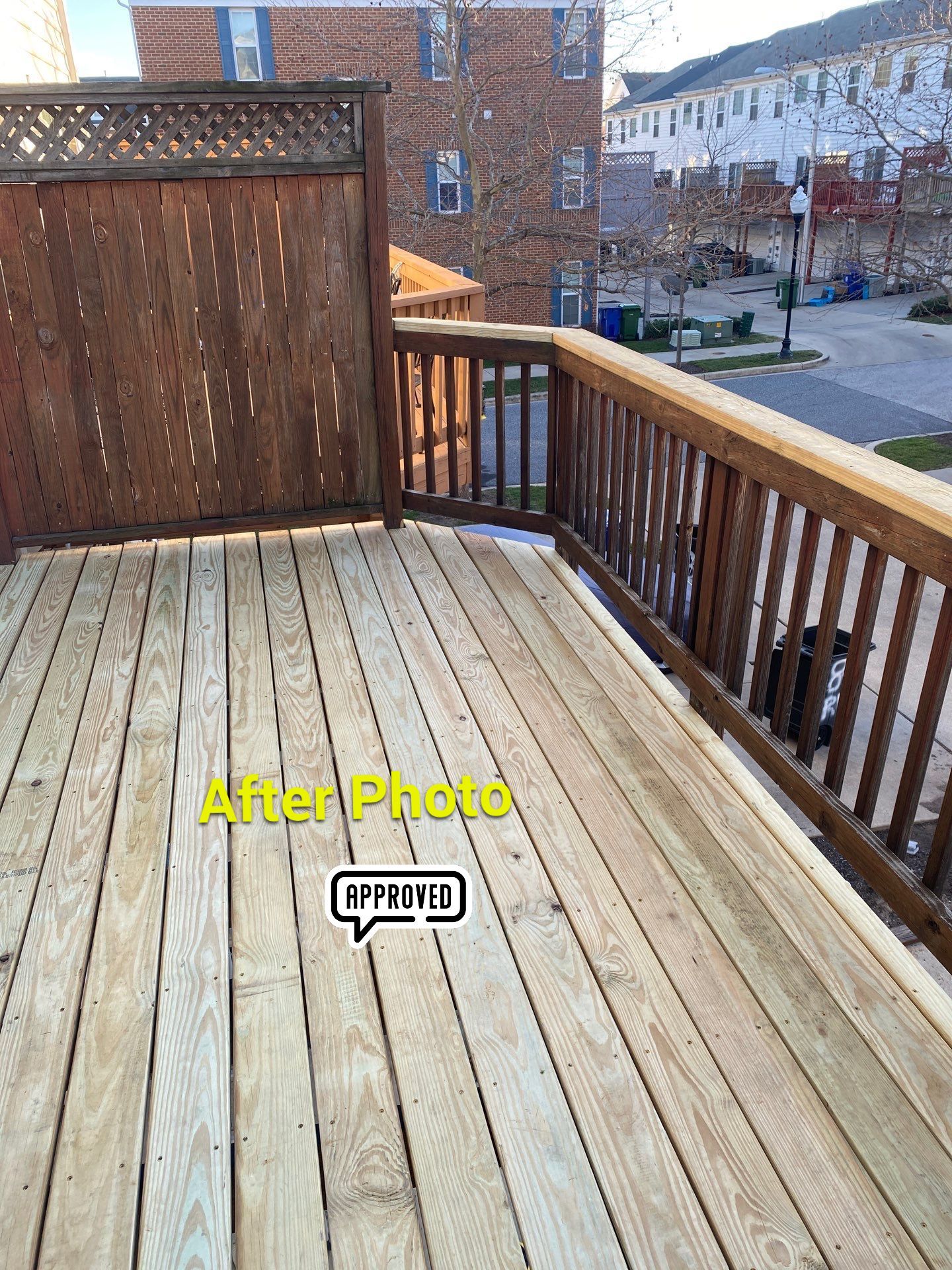 Deck Repair, New steps, New Paint job  by Alpha Design Services