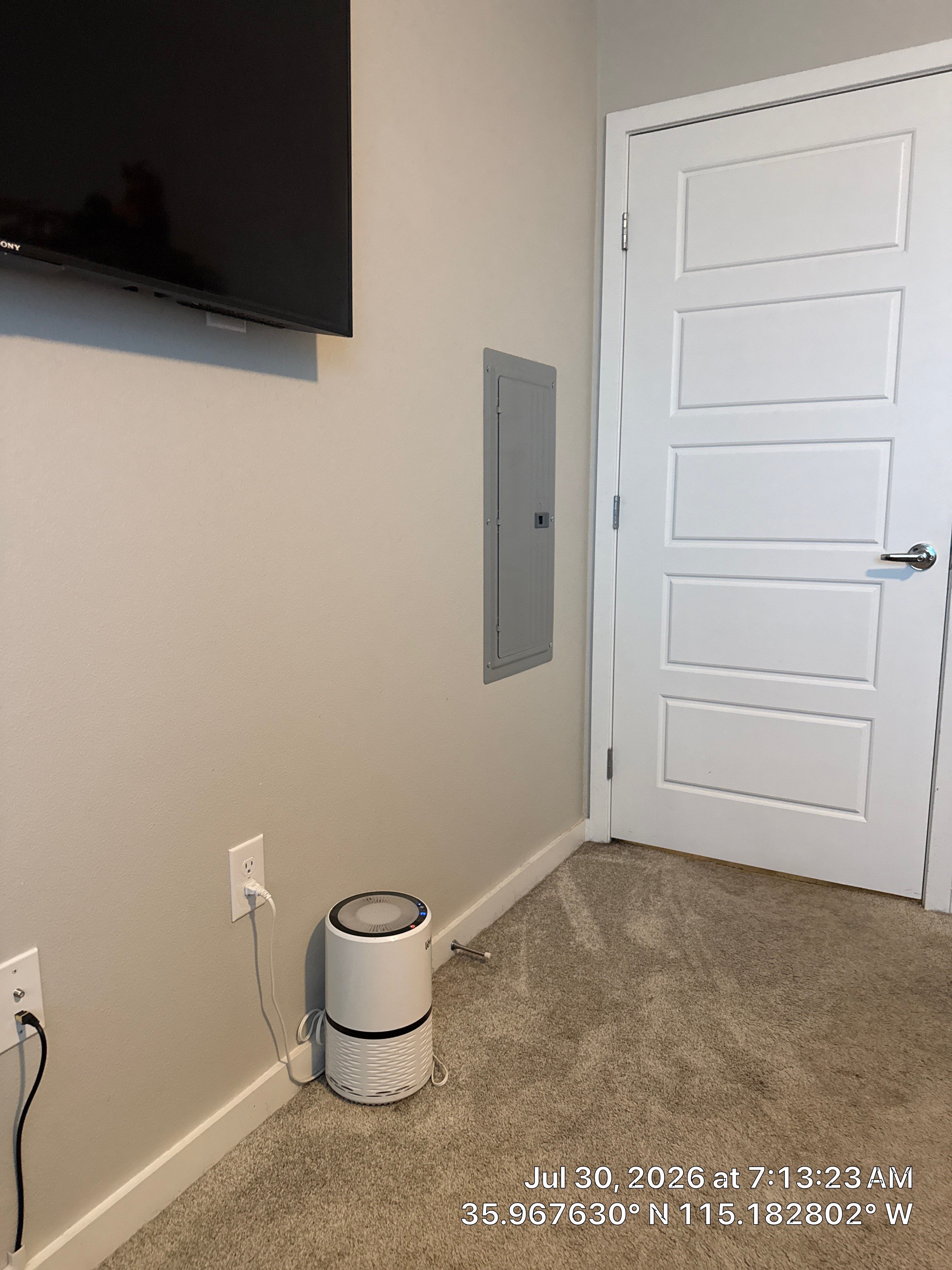 Interior Media and Door Installation in Las Vegas by CompanyCam Sales Demo