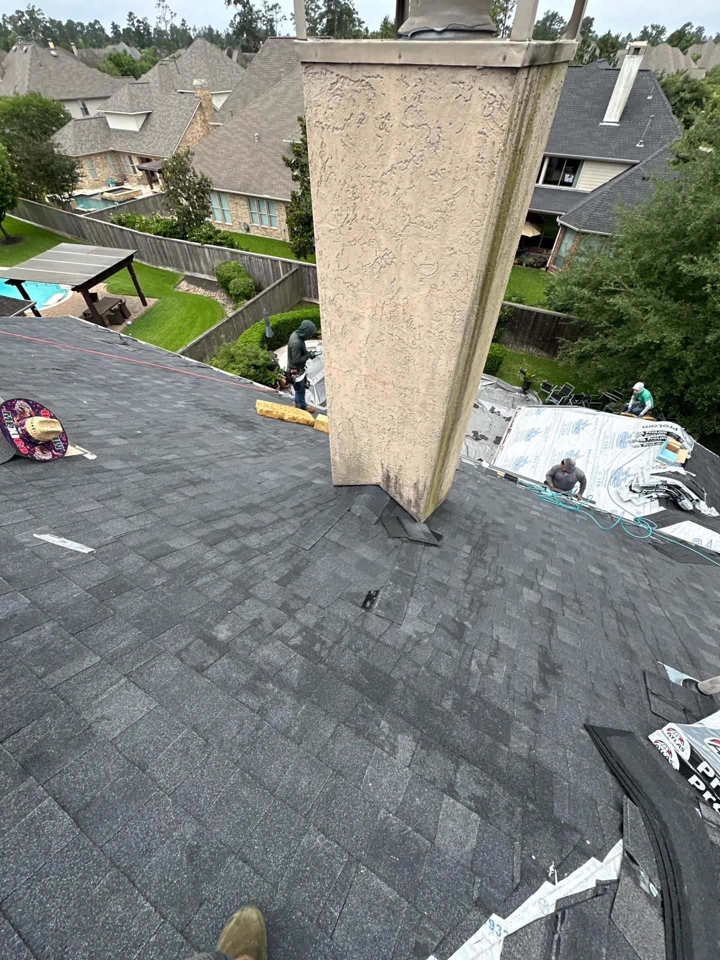 Project in Spring by Motion Roofing