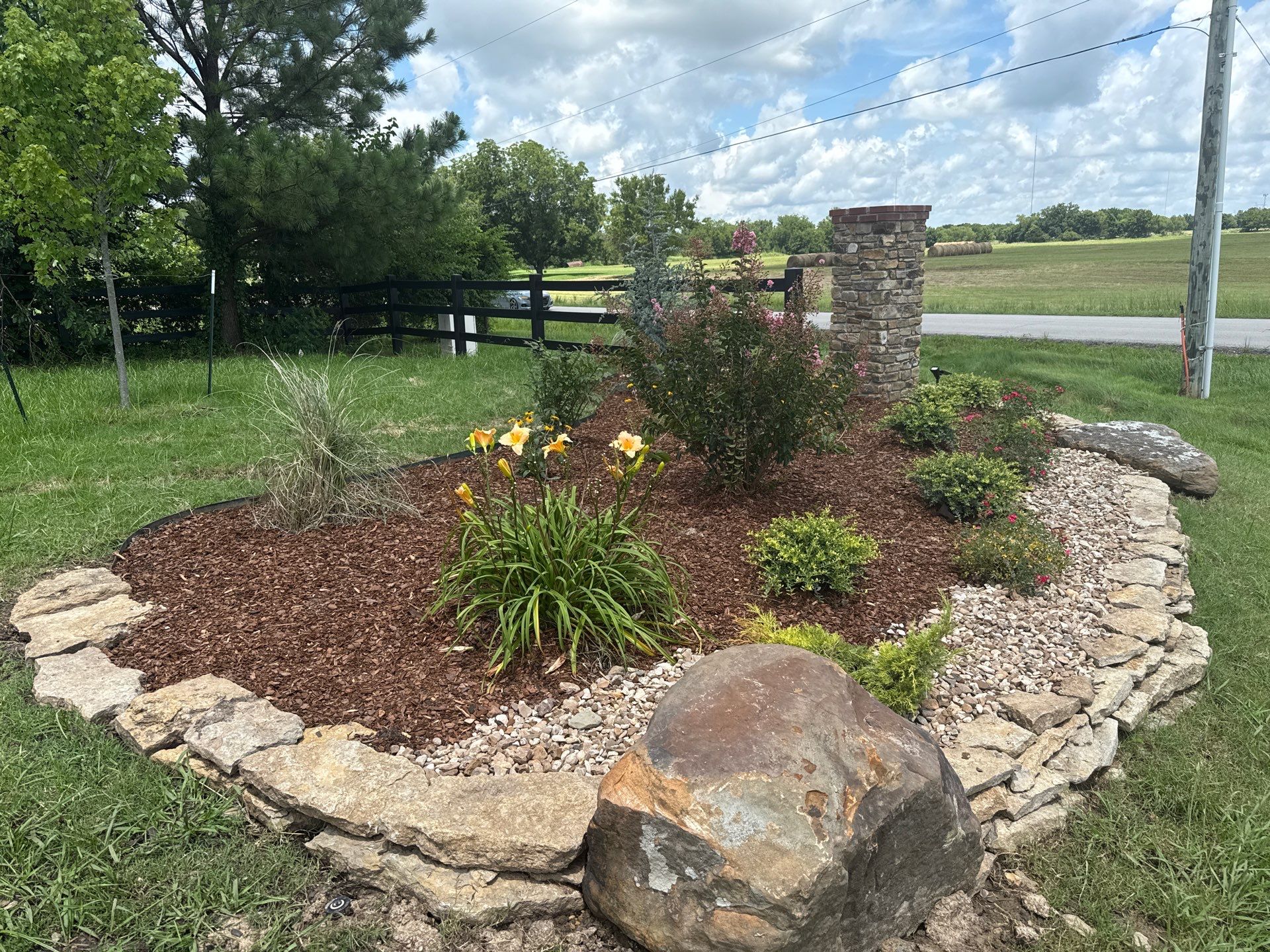 Project in Broken Arrow by Greenscapes Outdoor