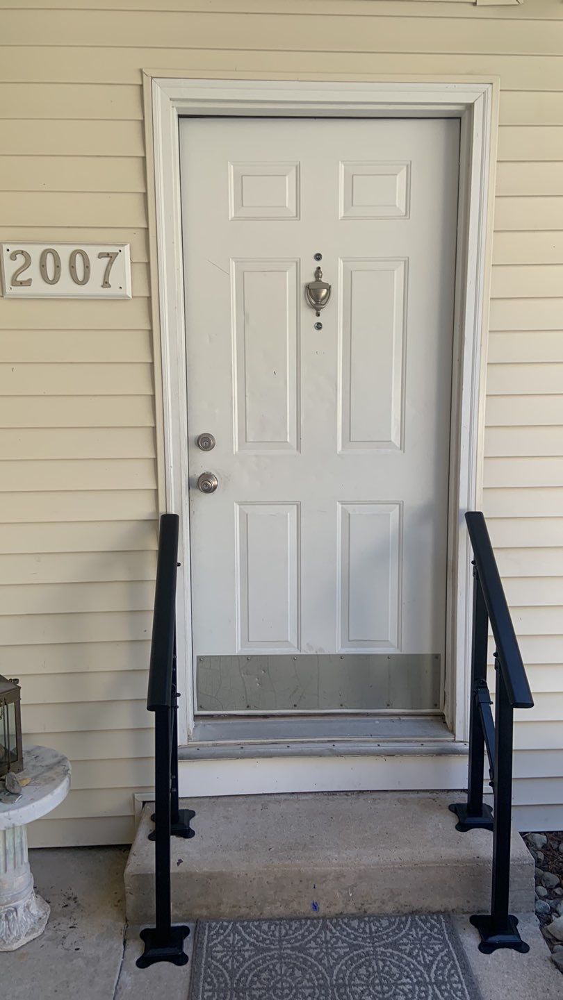 Exterior Handrailing Install using Aluminum Handrail System by A1 NERDY HOMES LLC