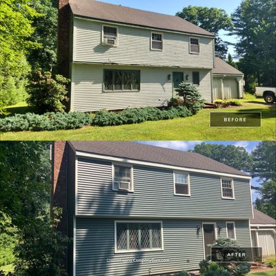 Siding using Cert. Monogram D/4 x 12'6" Clapboard, Forest