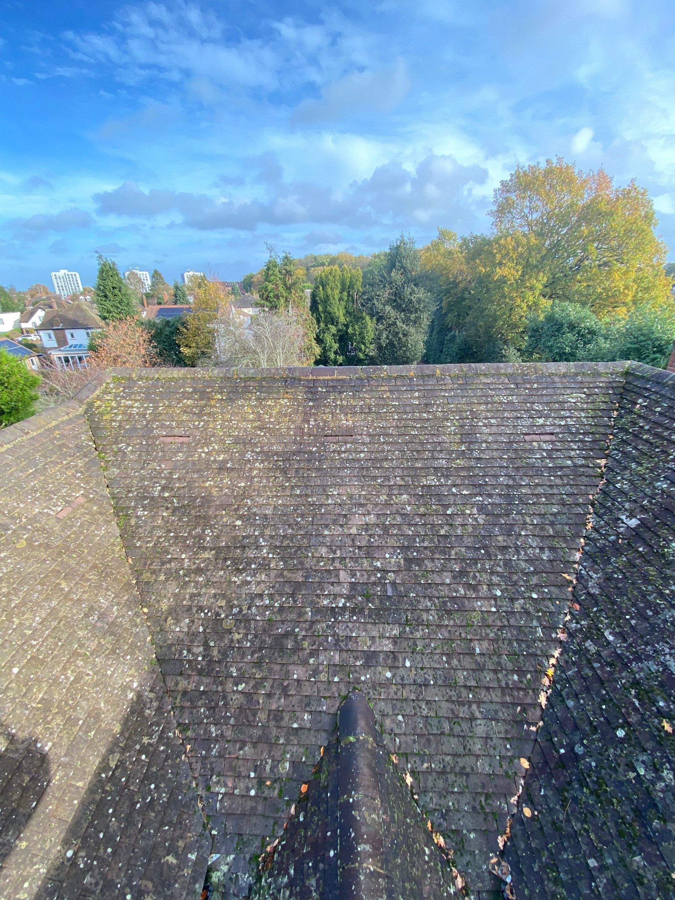Roof Cleaning using Honda 15lpm Low Pressure Washing Machine by Ges Exterior Cleaning ltd
