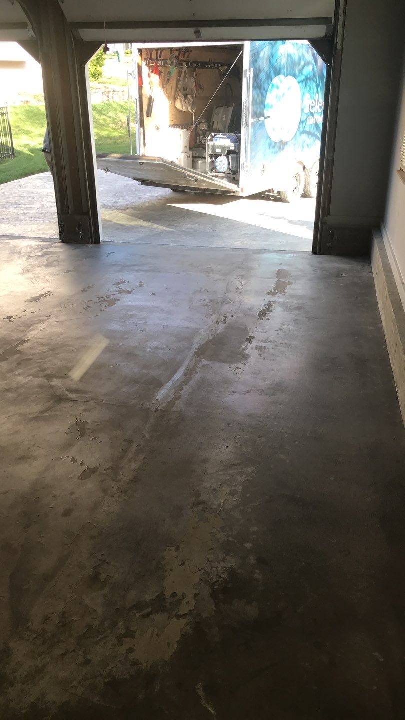 Garage using Slate Stone by Select Painting, Coatings & Garage Cabinets