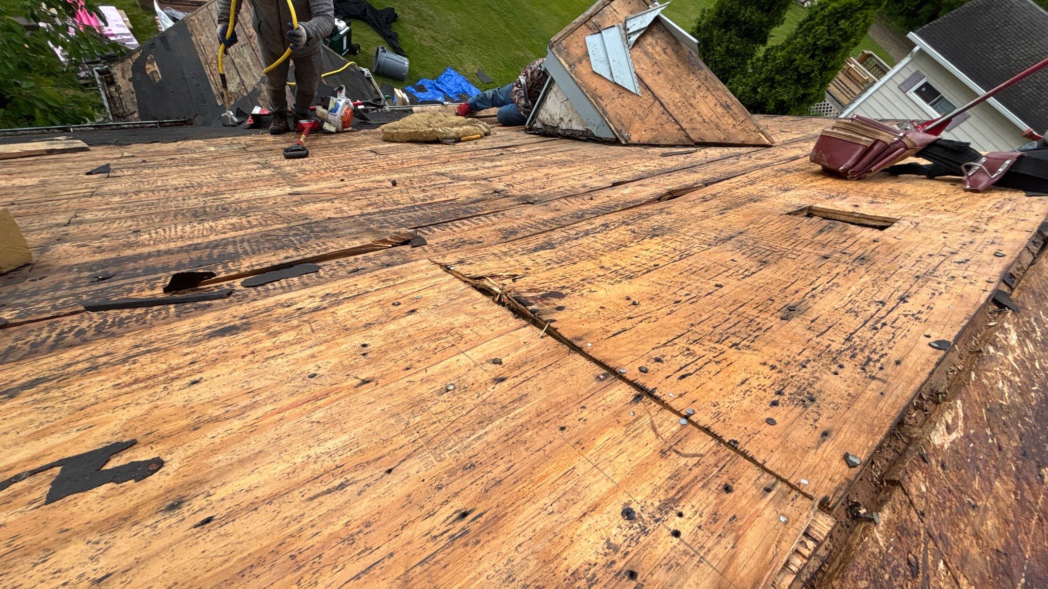 Roof Replacement using Owens Corning Estate Gray by 180 Contractors