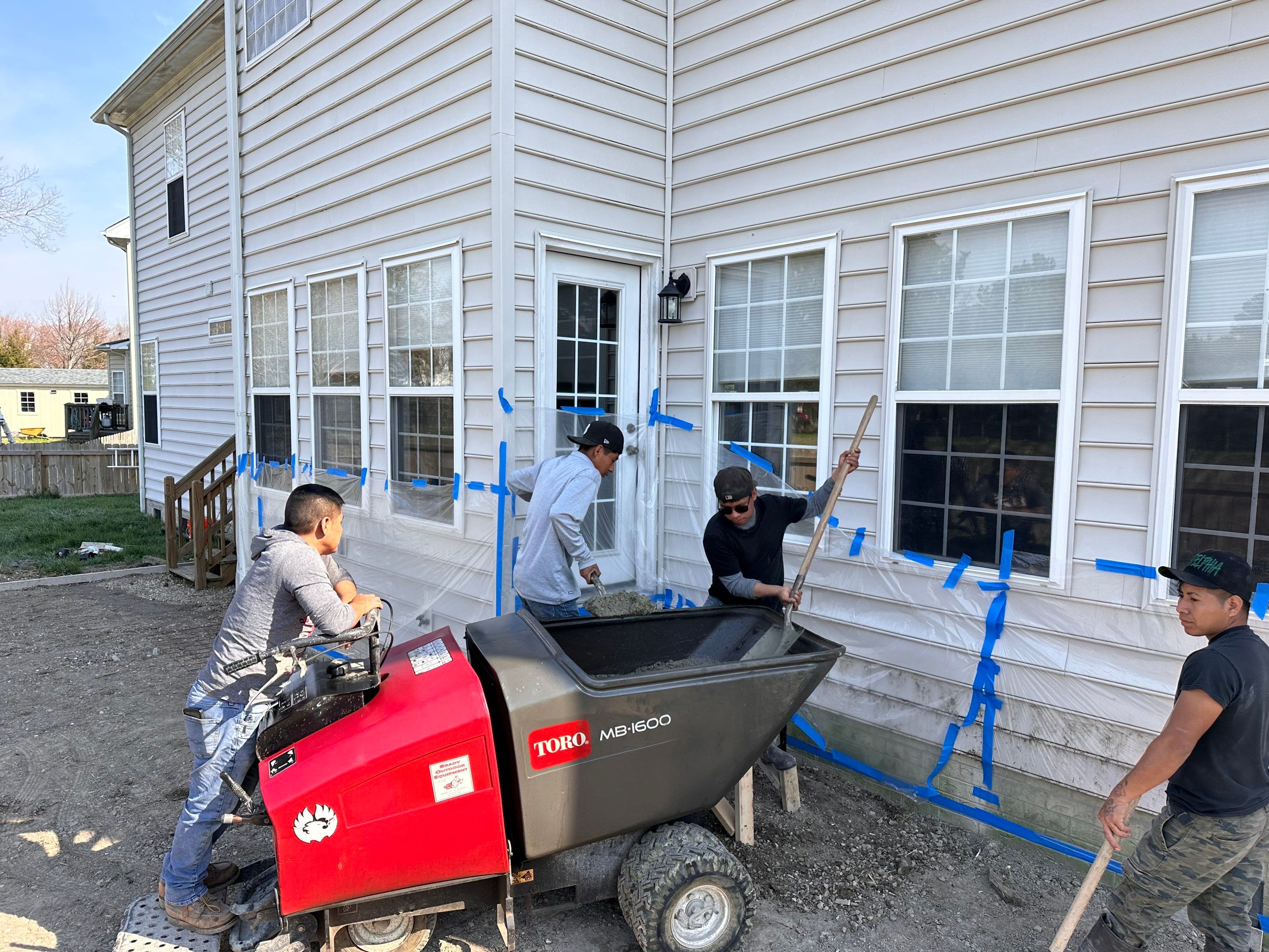 Project in Virginia Beach by Sam The Concrete Man Virginia Beach