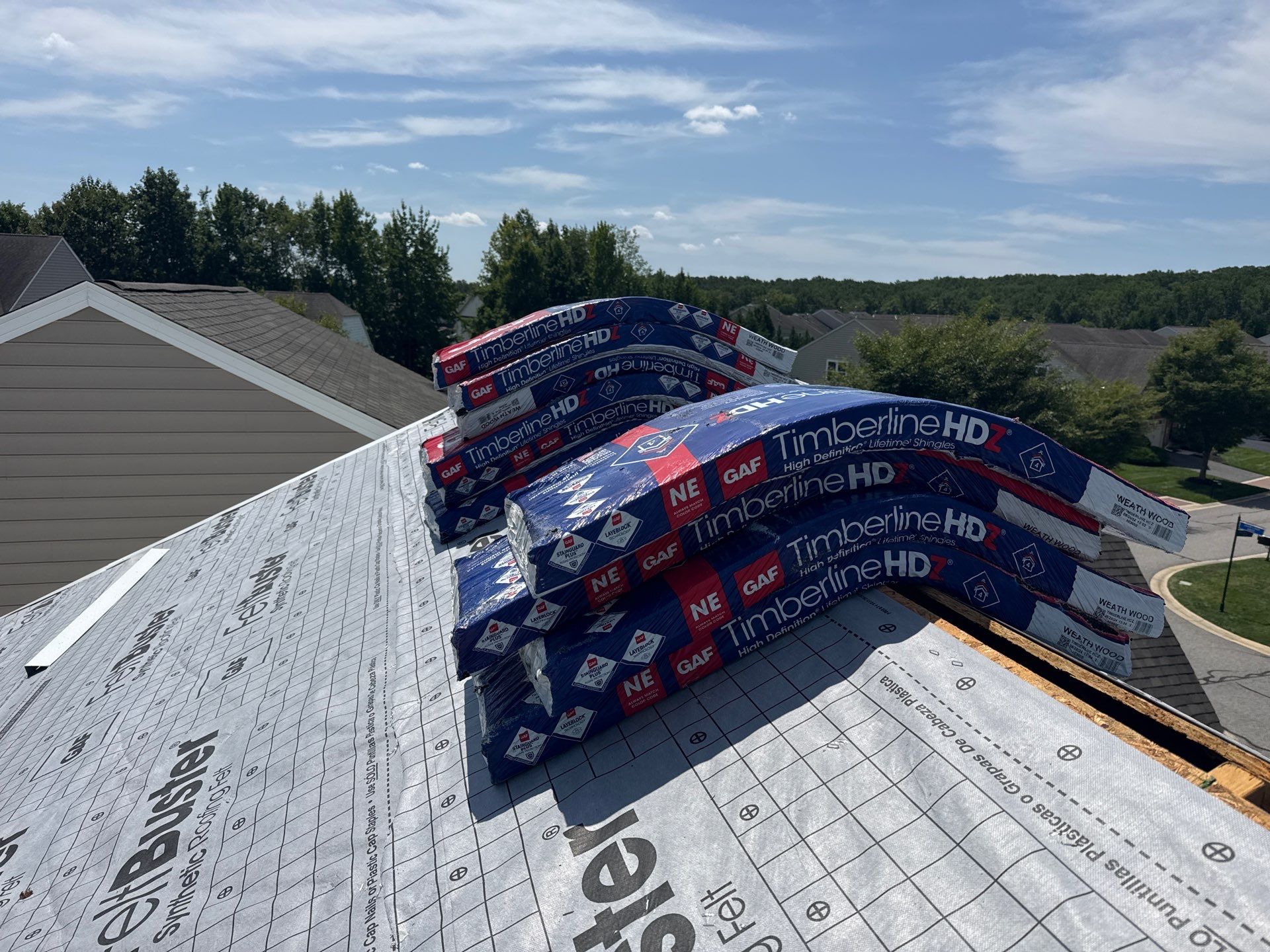 Residential Roofing Installation using GAF Timberline HDZ by Matter Construction, LLC