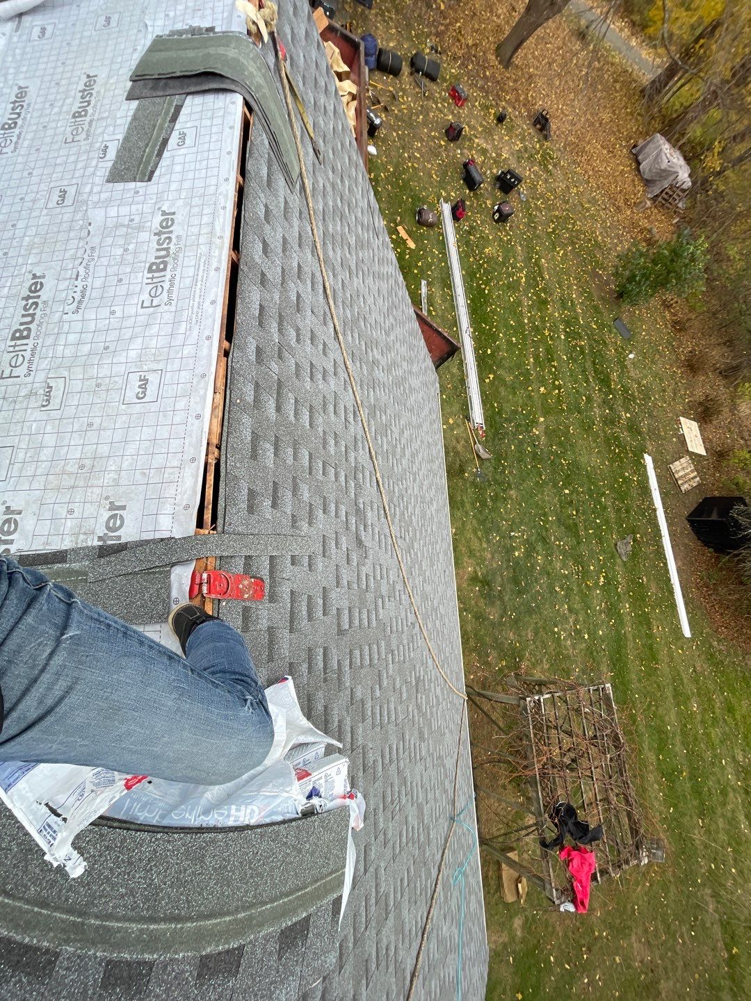 Residential Roofing Installation using GAF Timberline HDZ by Sensible Home Solutions