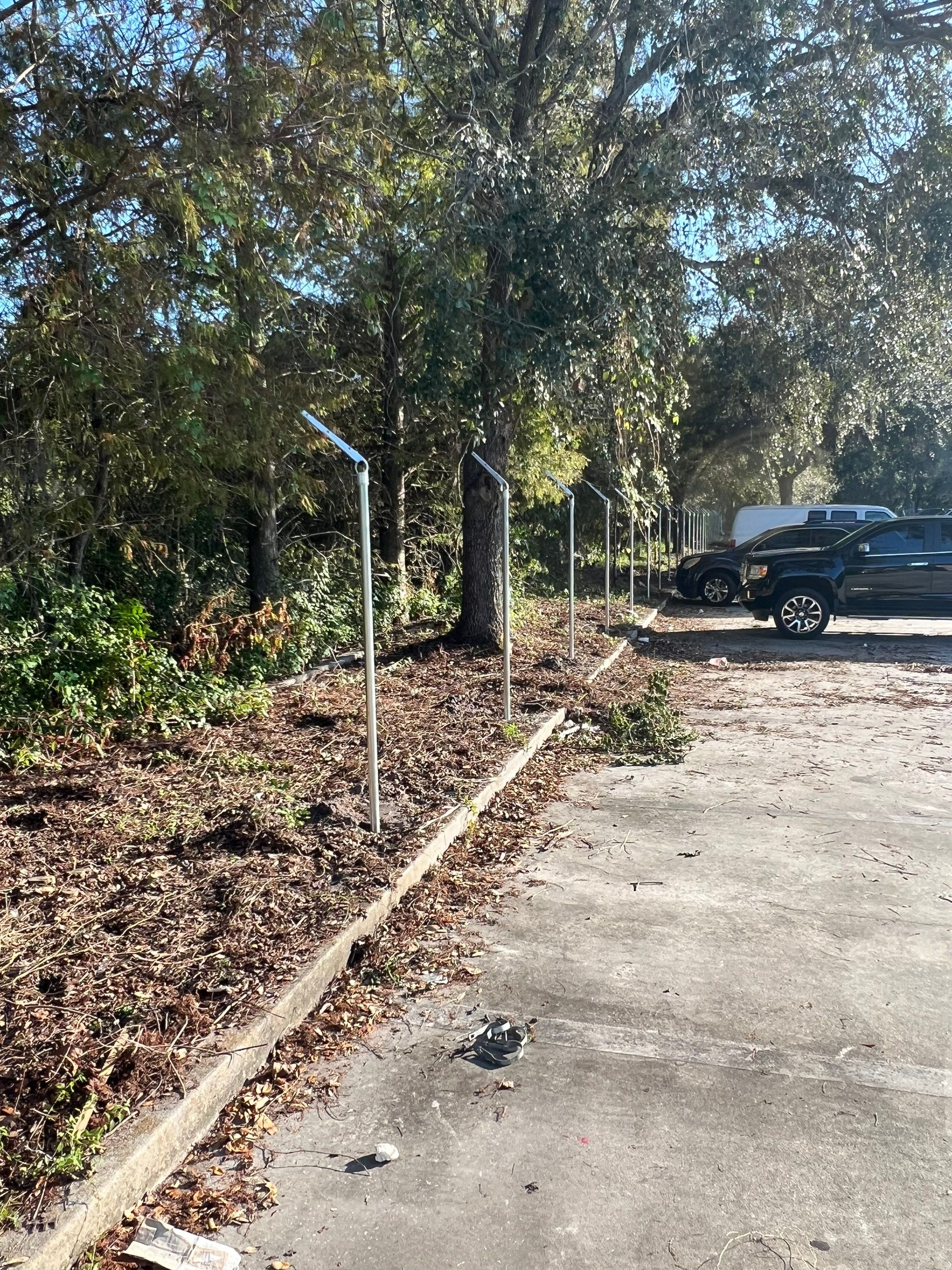 Chain-link Fence Installation using Commercial Chain-link Fence by Asap fence and gates, LLC