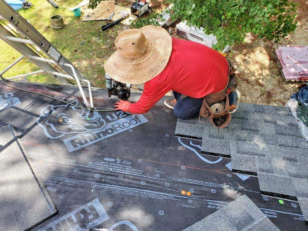 Residential Roofing Installation using Owens Corning Oakridge- Williamsburg Gray by Indigo State Roofing