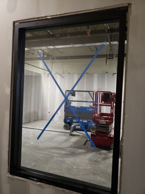 Commercial Storefront Window Install using Storefront Window