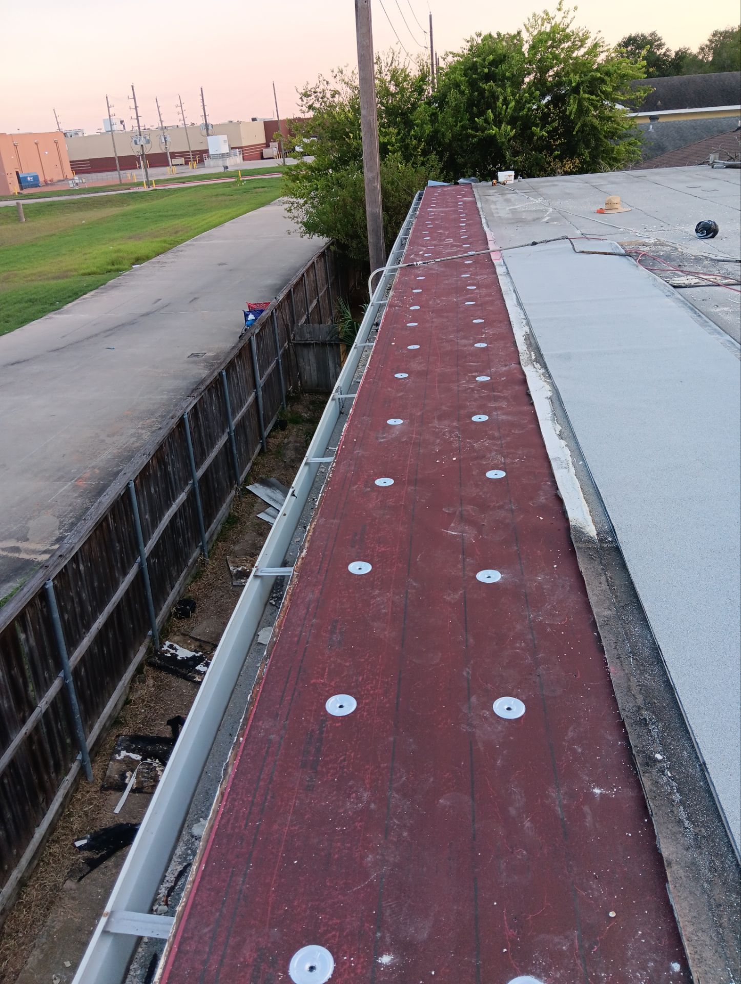 Commercial Roofing Repair using Customer requested products by Roof Repair Company