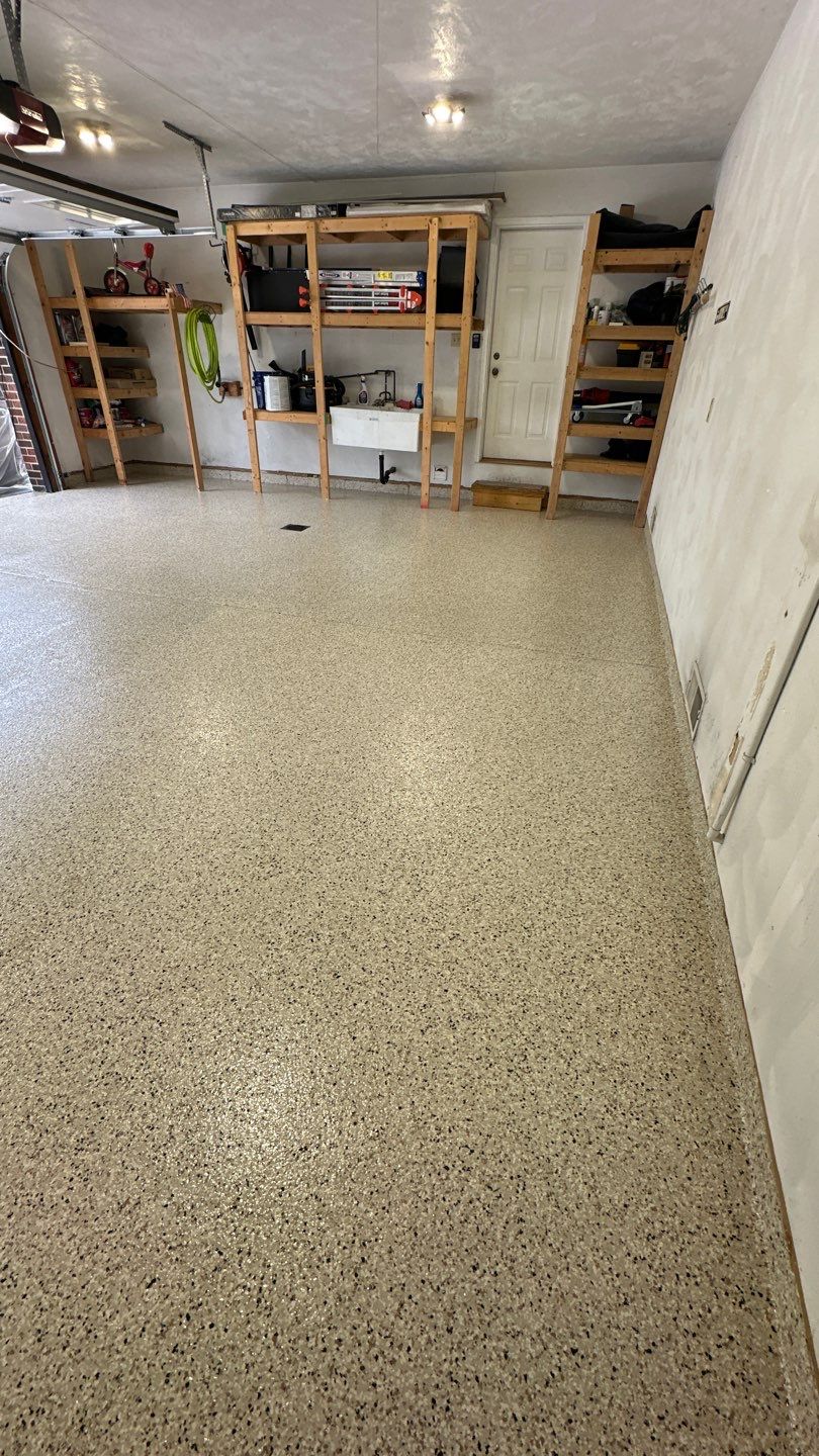 Garage Project in Weirton by Floors in a Day, Inc